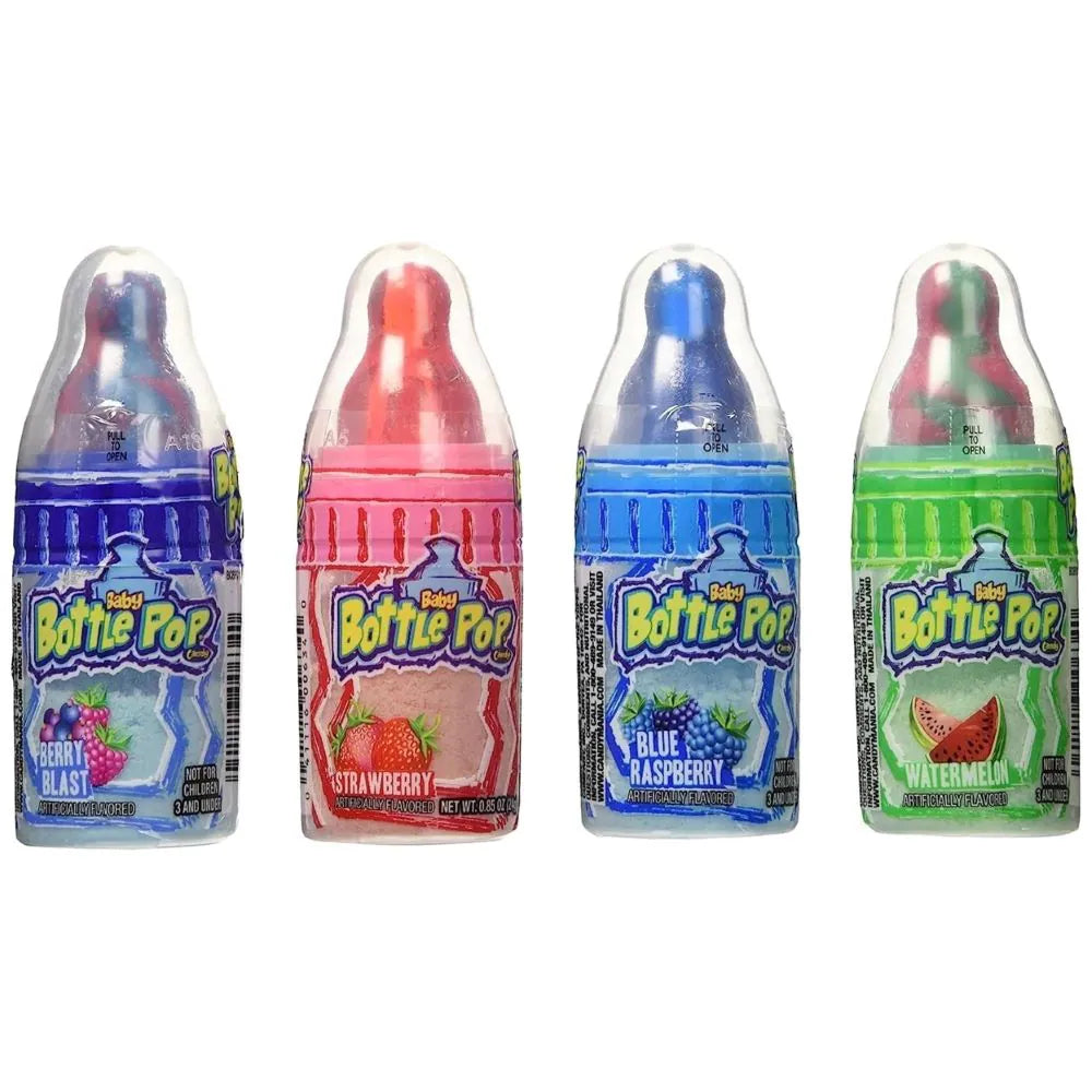 Baby Bottle Pop® Sweet Lollipops Candy with Sour Liquid