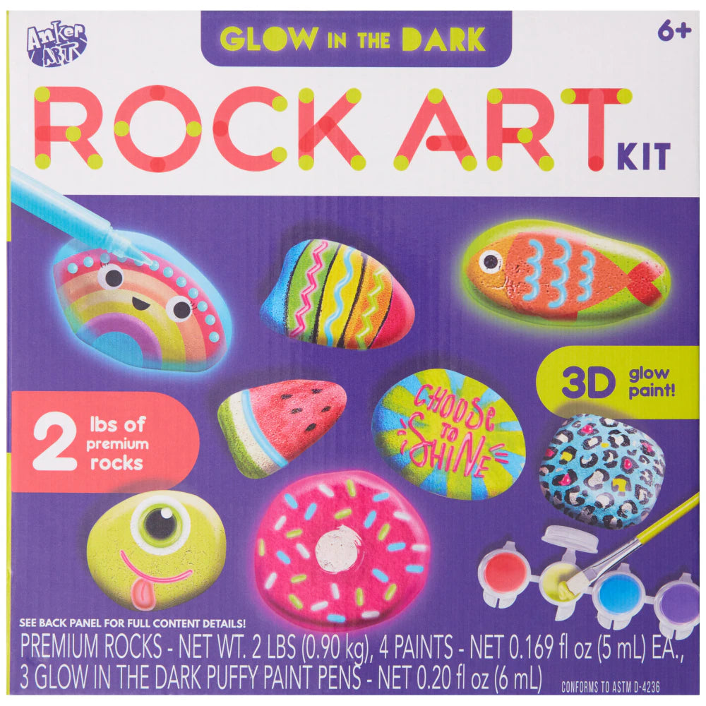 Glow in the Dark Rock Art Kit
