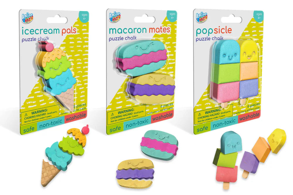 Mini Puzzle Chalk - Assorted Designs