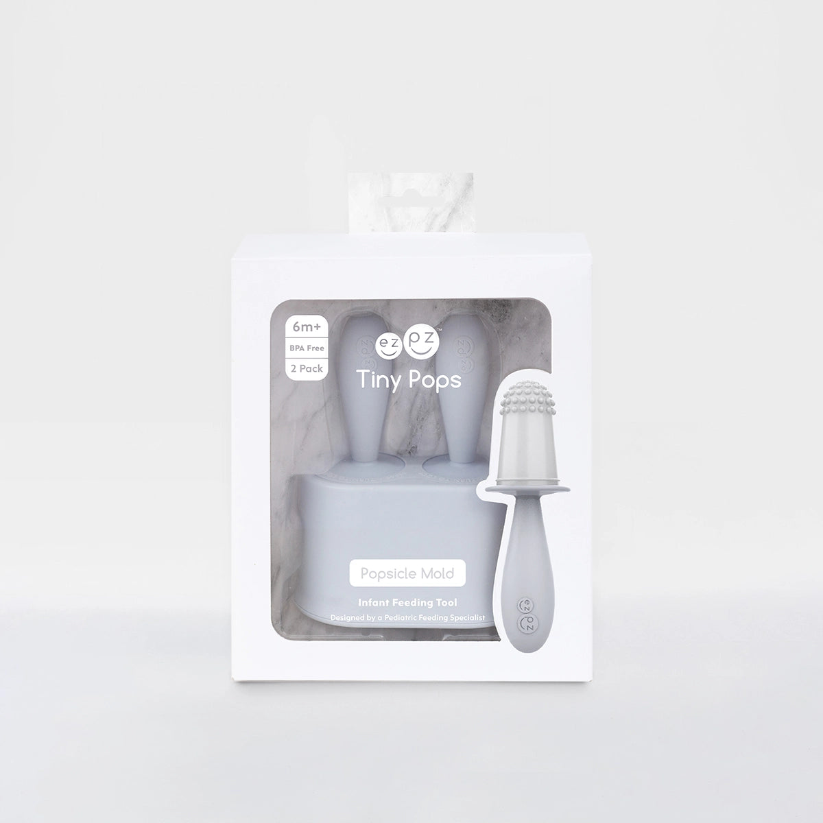 ezpz Tiny Pops - Pewter