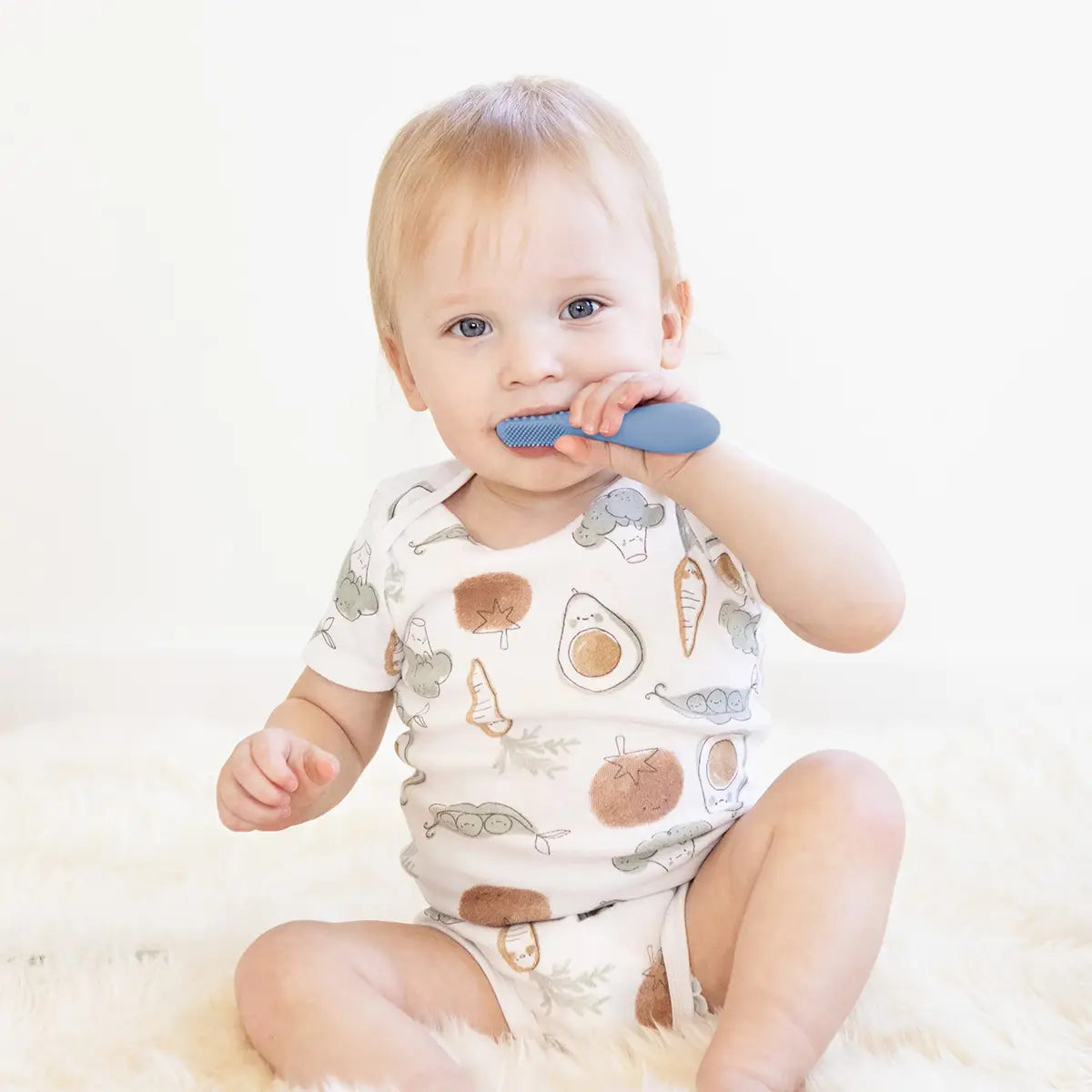 ezpz Baby-Led Toothbrush - Indigo
