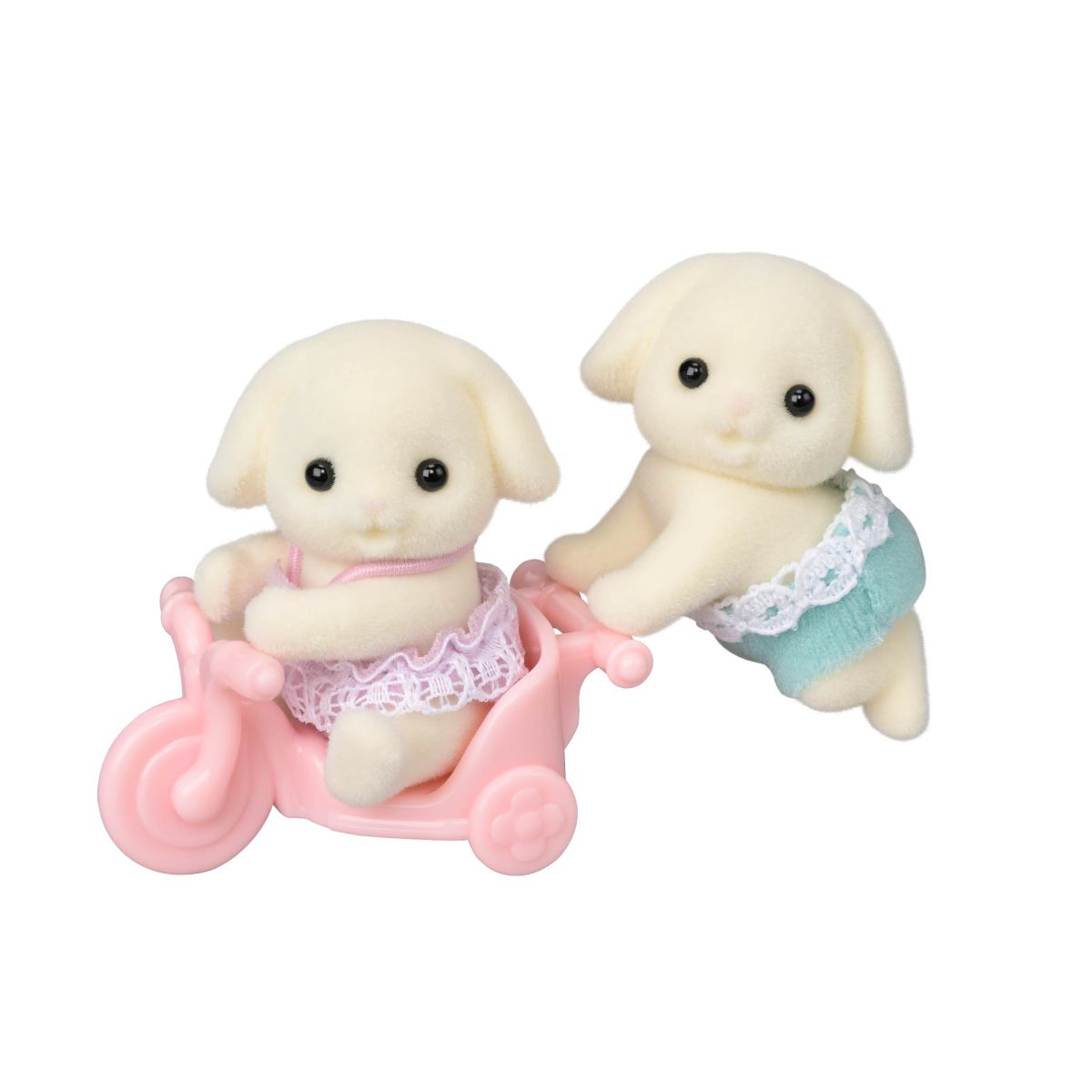 Calico Critters Floral Rabbit Twins