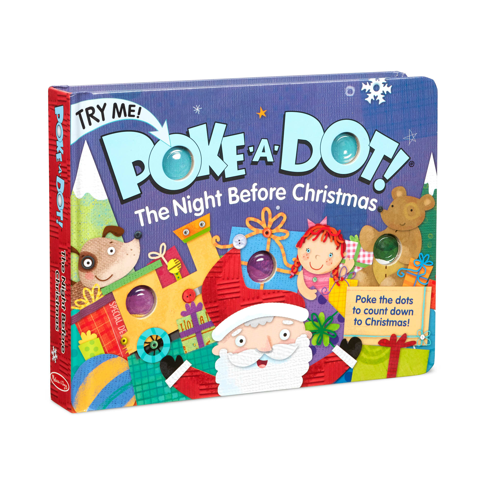 Melissa & Doug Poke-a-Dot - The Night Before Christmas Board Book