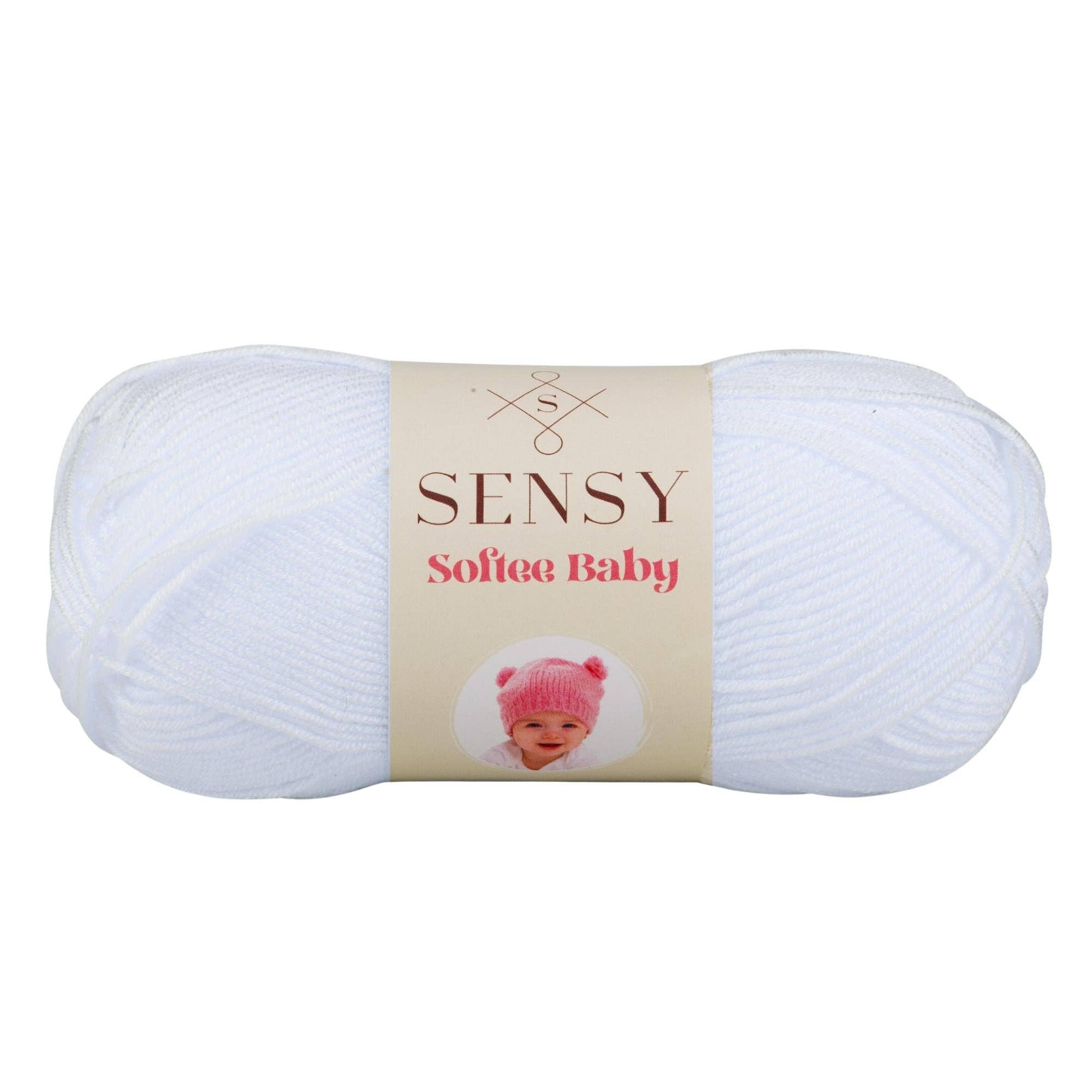 Sensy Softee Baby Yarn, 3.5 oz, 275 Yards, Gauge 3 Light