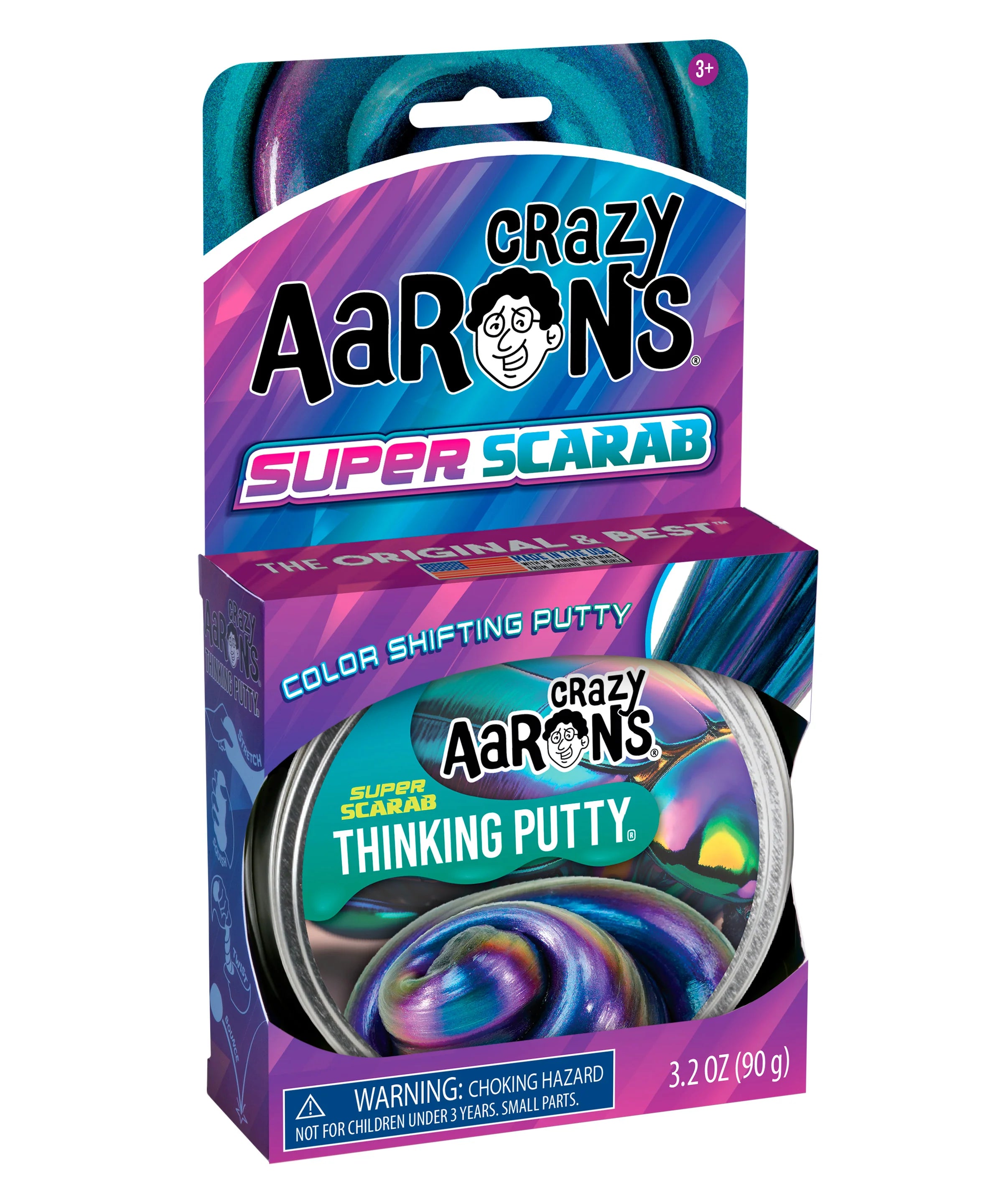 Crazy Aaron's Thinking Putty - Super Scarab 4" Tin