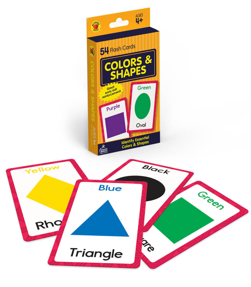Colors & Shapes Flash Cards Grade PK-1