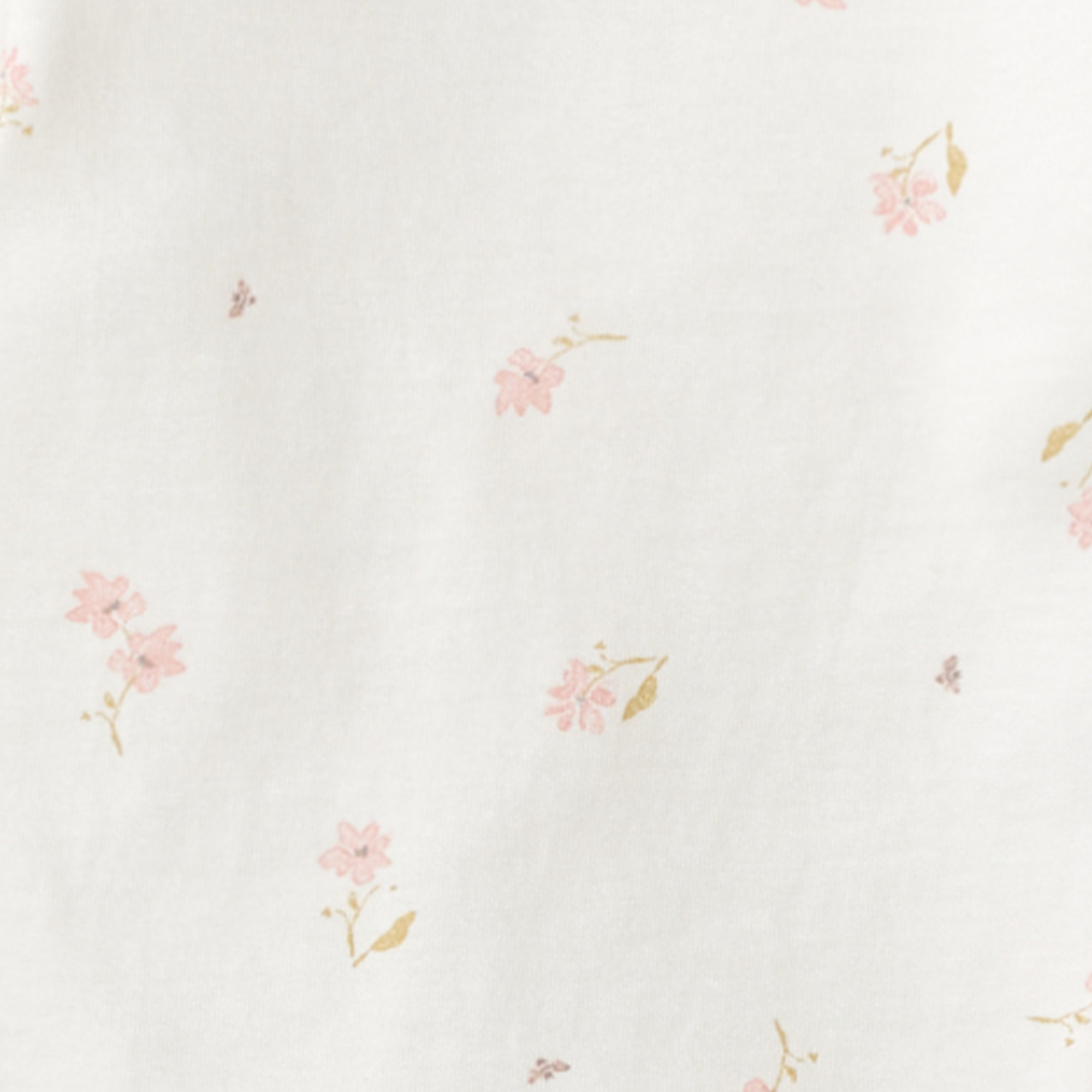 Burt's Bees Organic Cotton Floral Bodysuit & Jumpsuit Baby Set