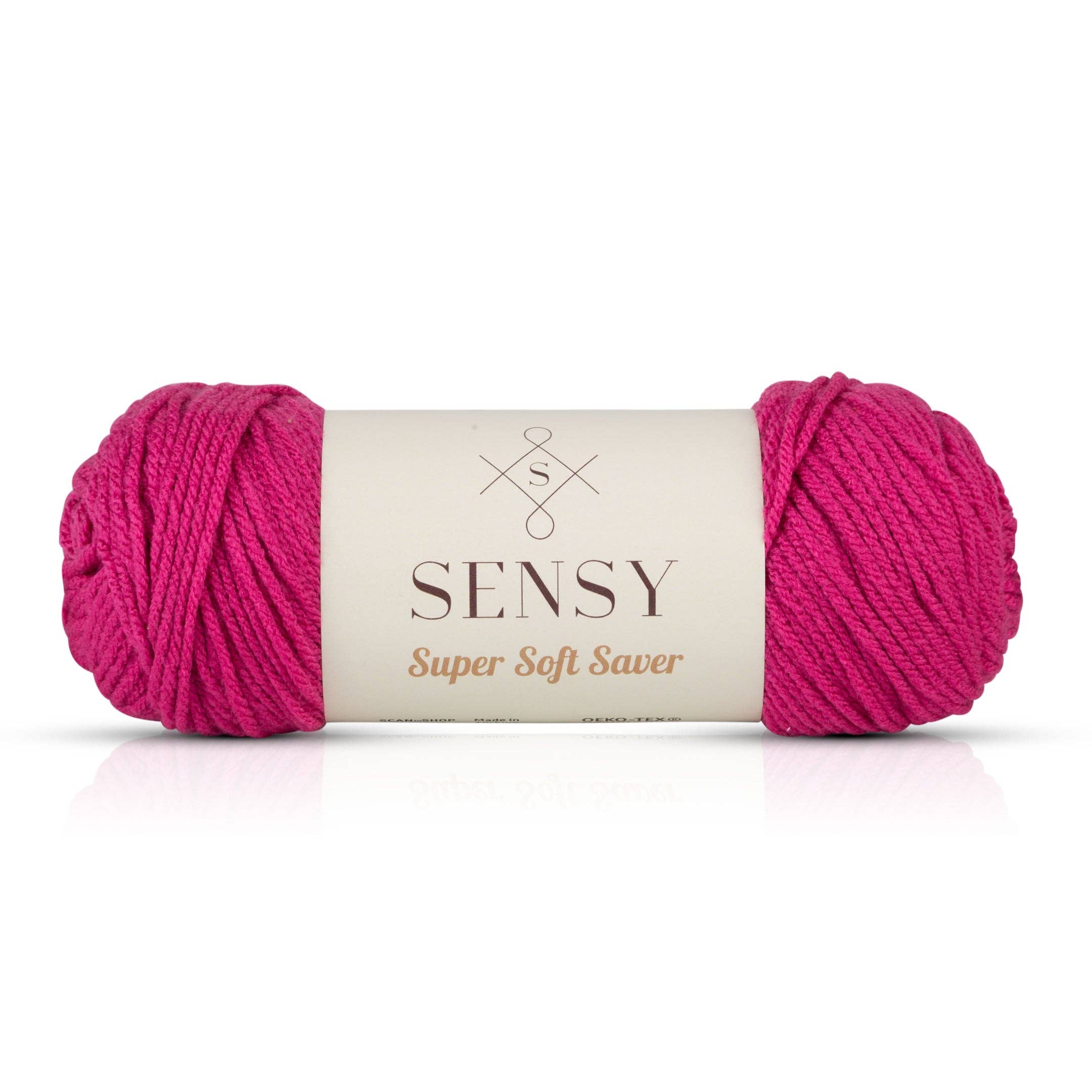 Sensy Super Soft Saver Yarn, 3.5 oz, 190 Yards, Gauge 4 Medium