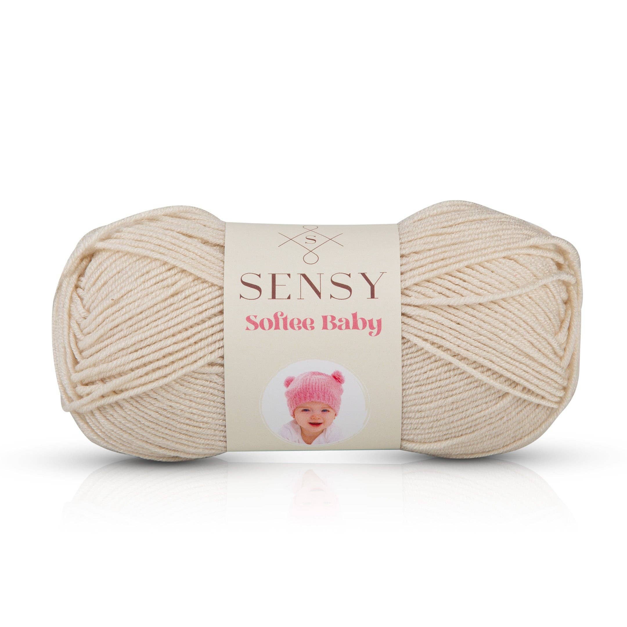 Sensy Softee Baby Yarn, 3.5 oz, 275 Yards, Gauge 3 Light