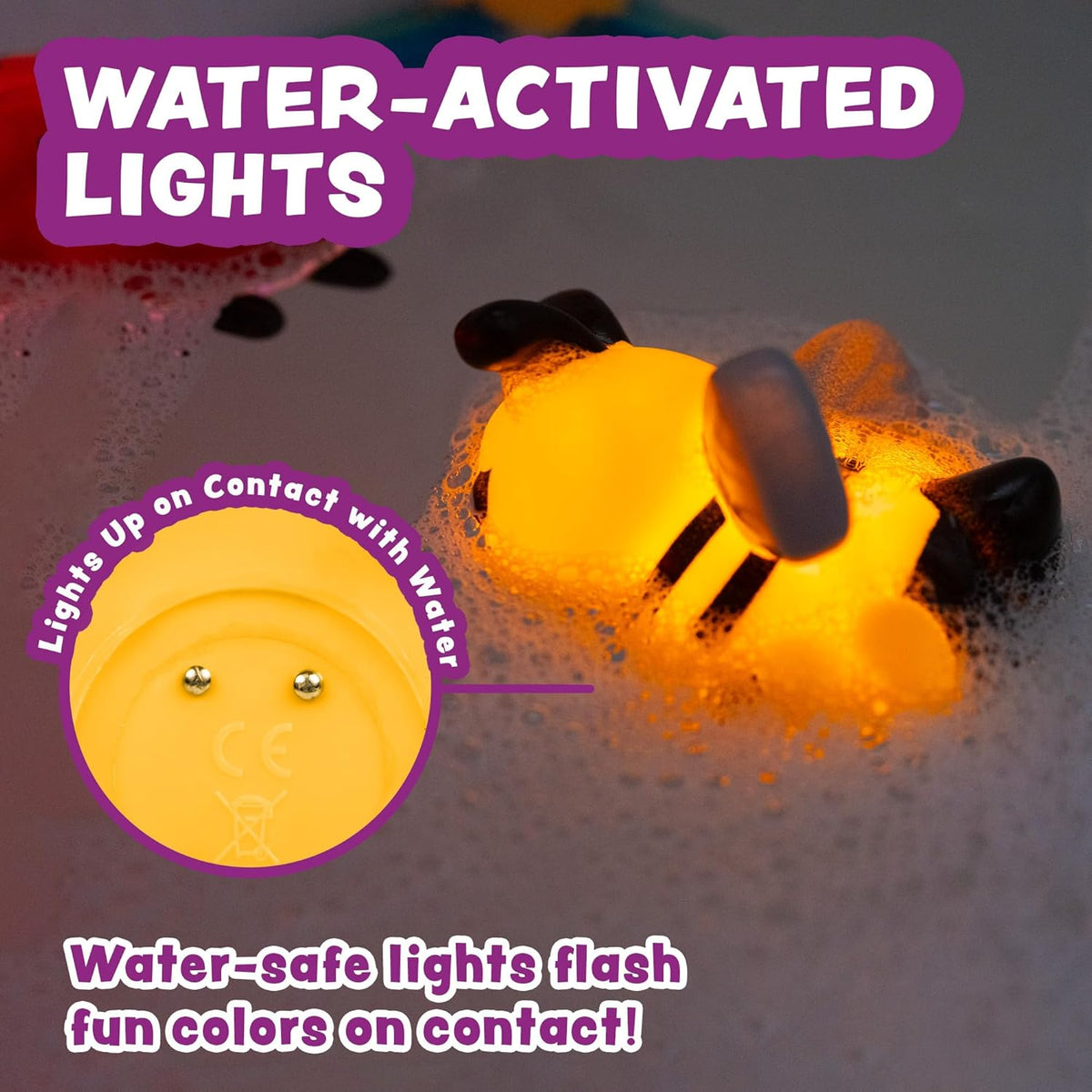 Tub Works Light-Up Bath Bugs