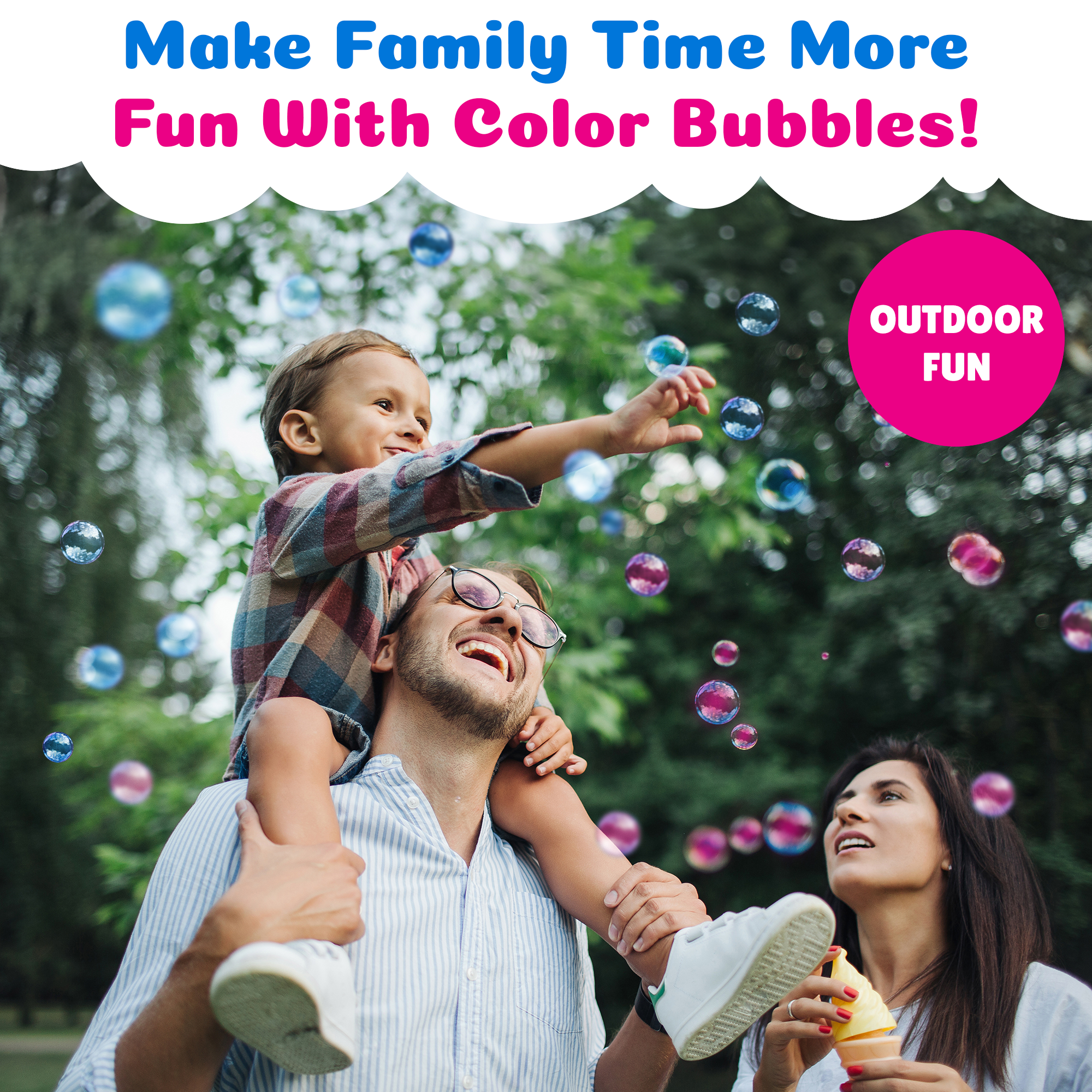 PoppinColorz Color Bubbles - 8-pack Refills