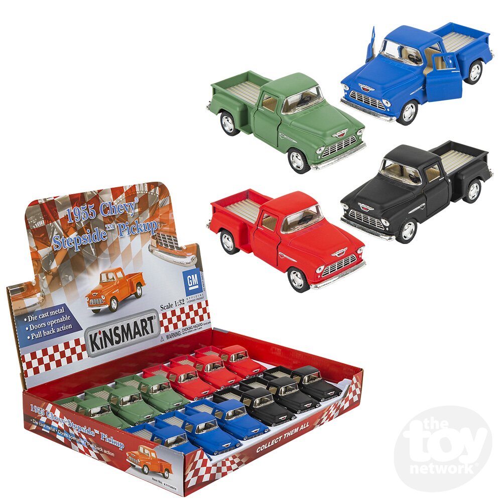 5" Diecast 1955 Chevy Stepside Pick Up