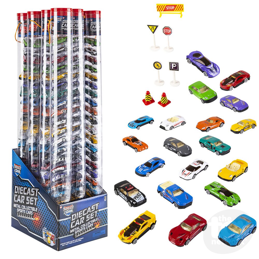 Die Cast Car Tube Set