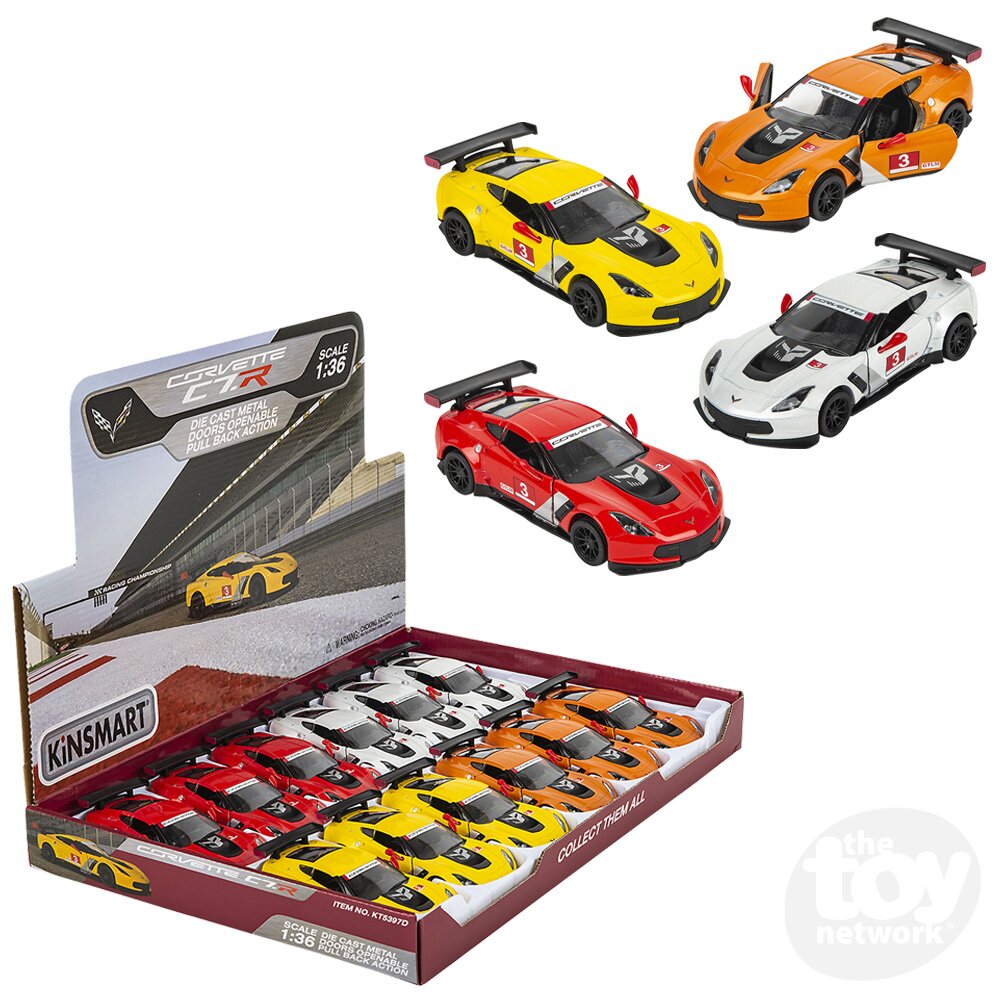 5" Die-Cast 2016 Corvette C7.R Race Car