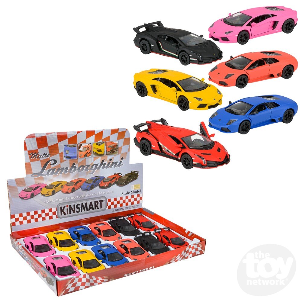 5" Matte Lamborghini Die-Cast Car