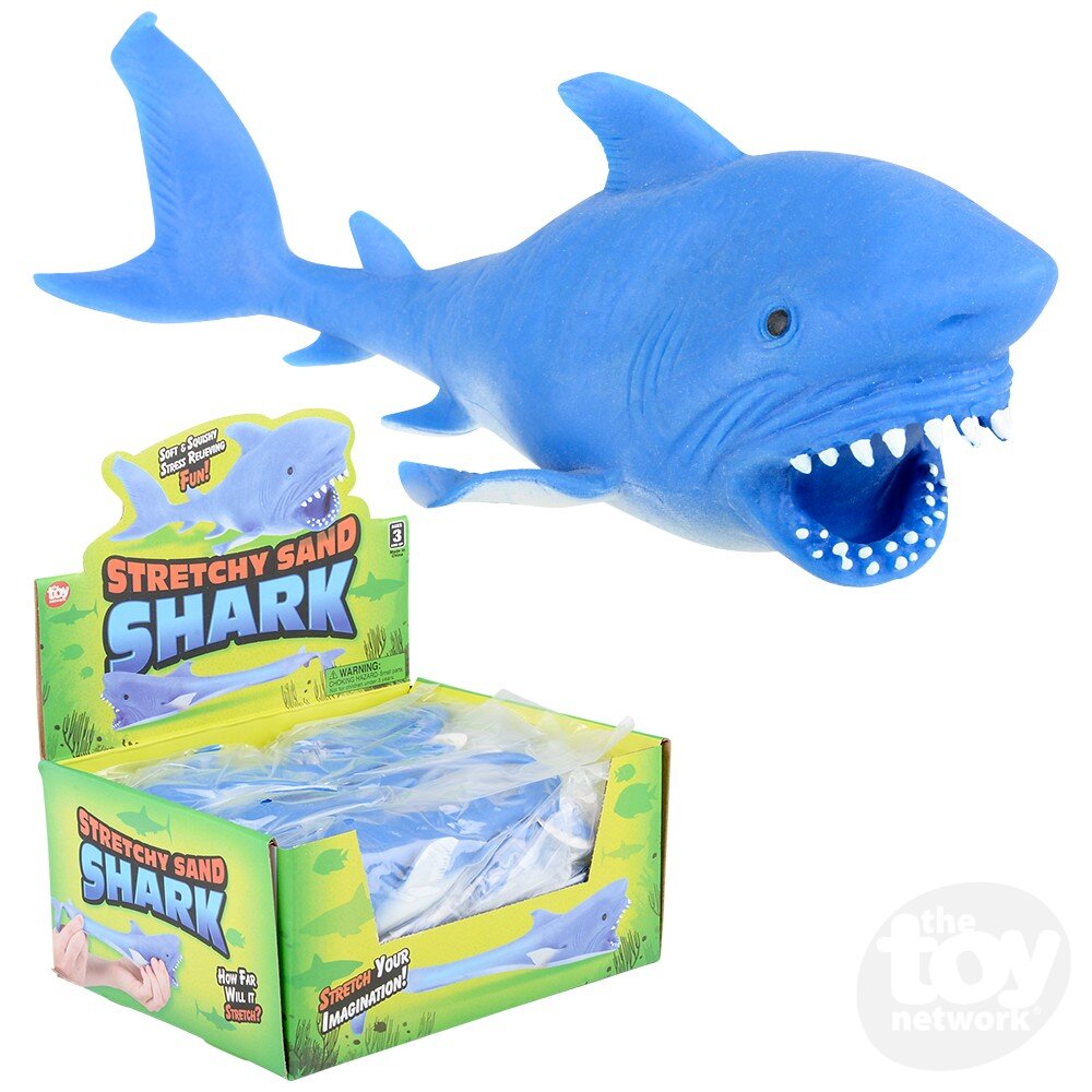 7" Stretchy Sand Shark