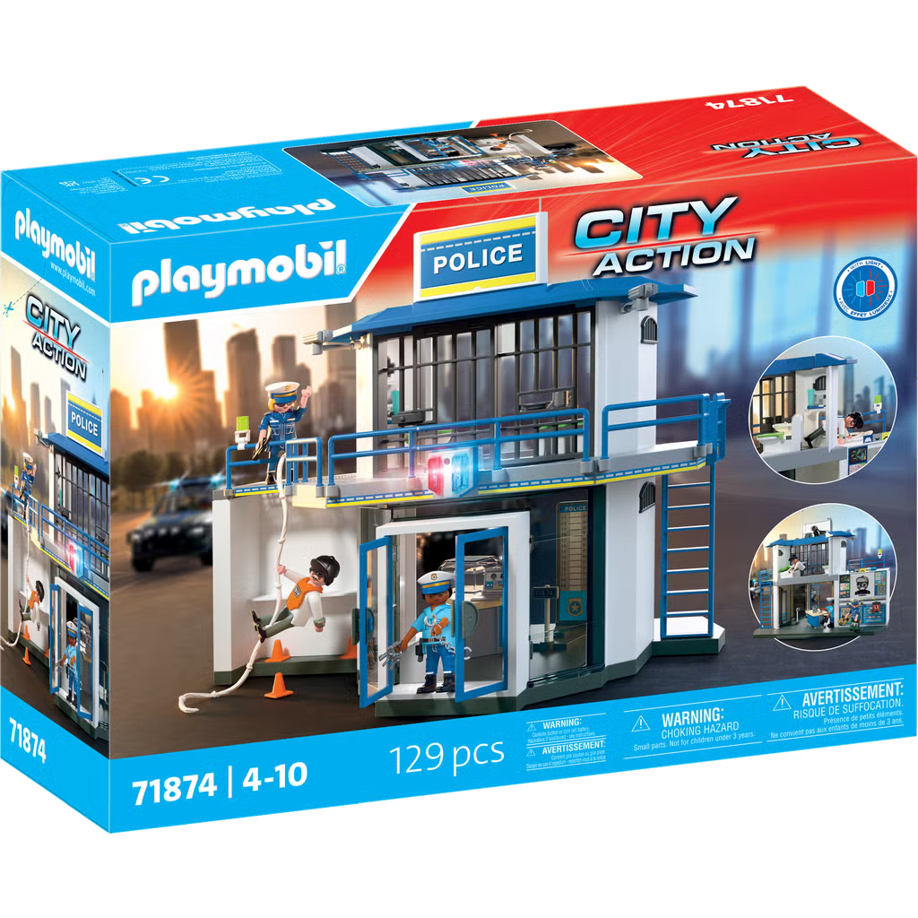 Playmobil Police Station with Investigation Room