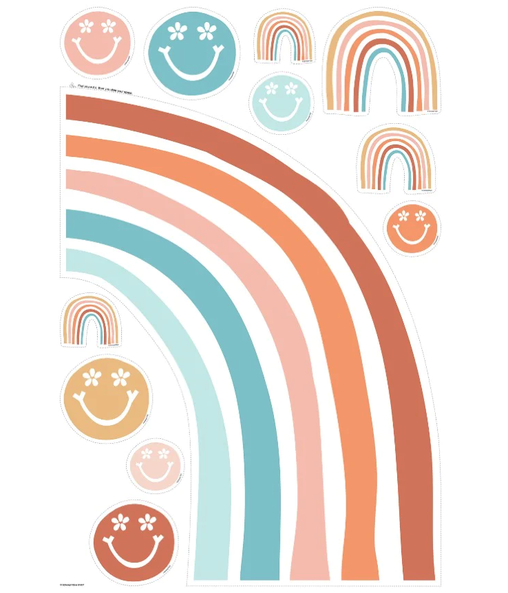 Good Vibes - Rainbows on the Horizon Statement Piece by Schoolgirl Style