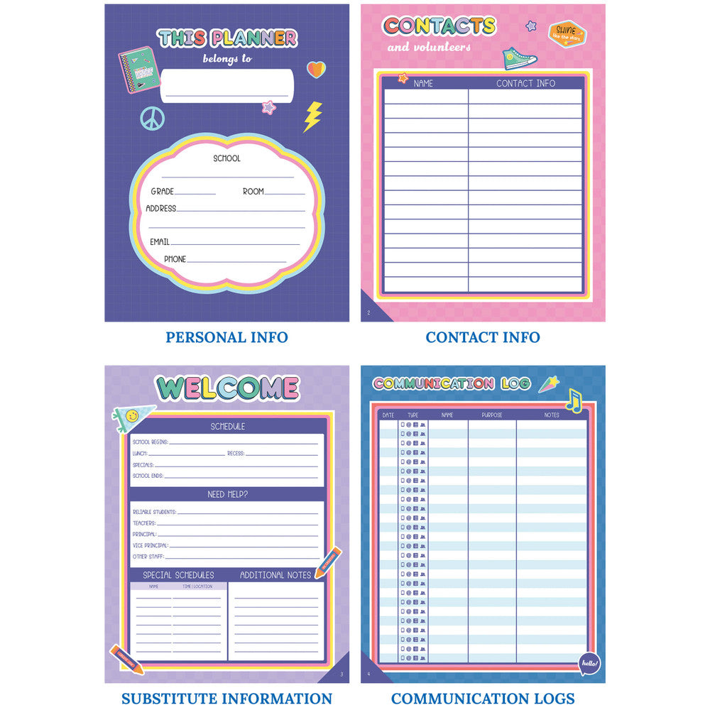 We Stick Together Teacher Planner Spiral