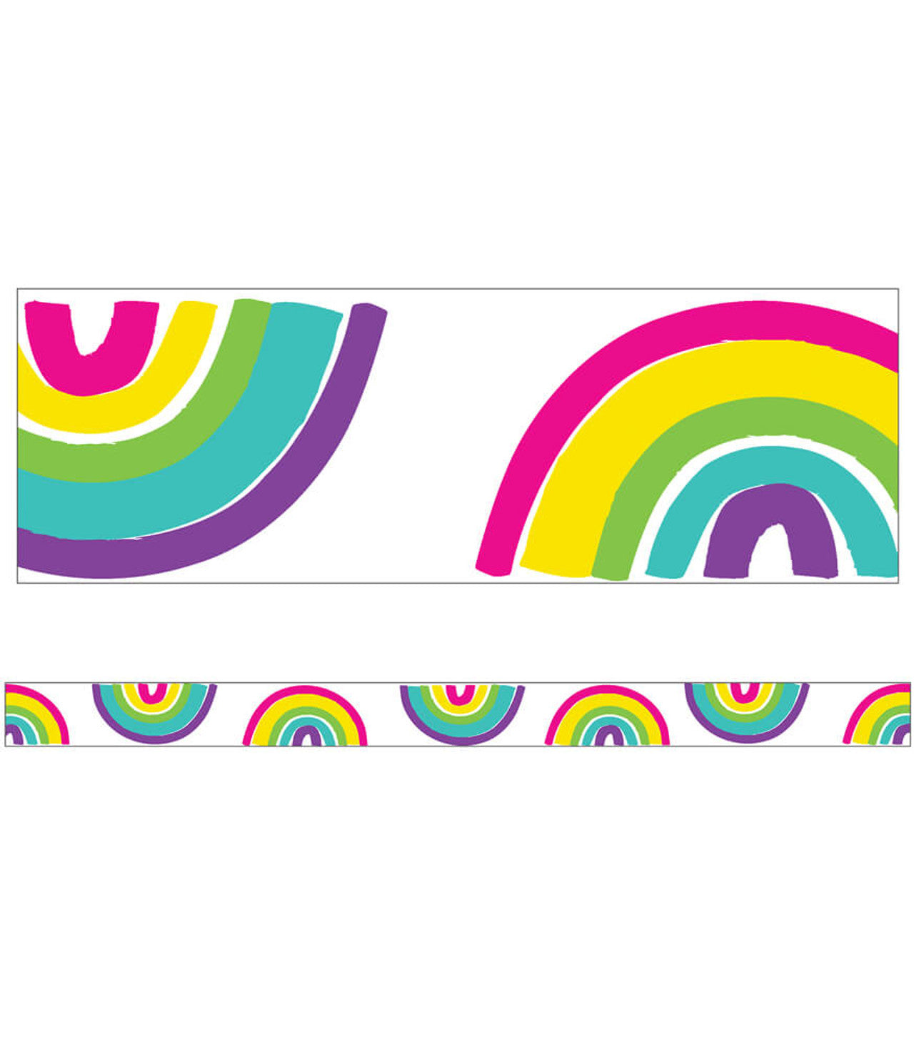 Kind Vibes - Rainbow Straight Border