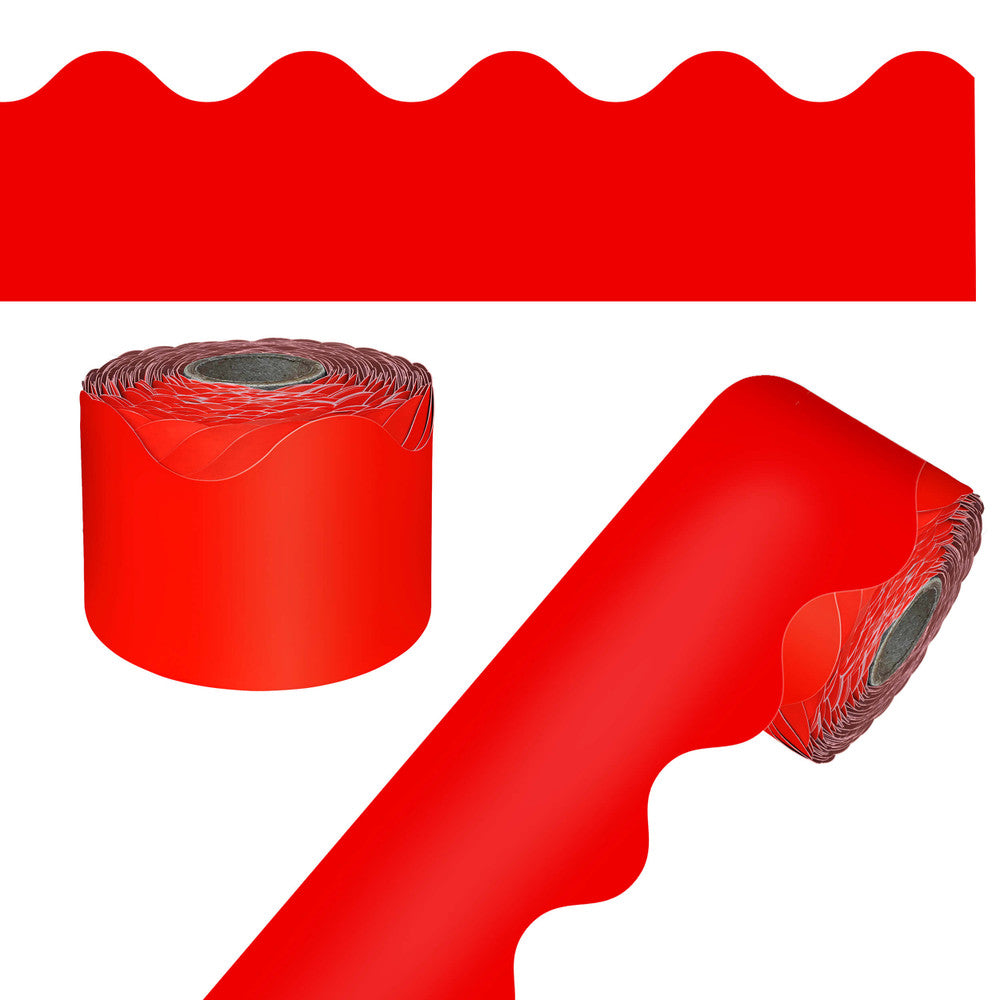 65' Rolled Scalloped Bulletin Board Borders