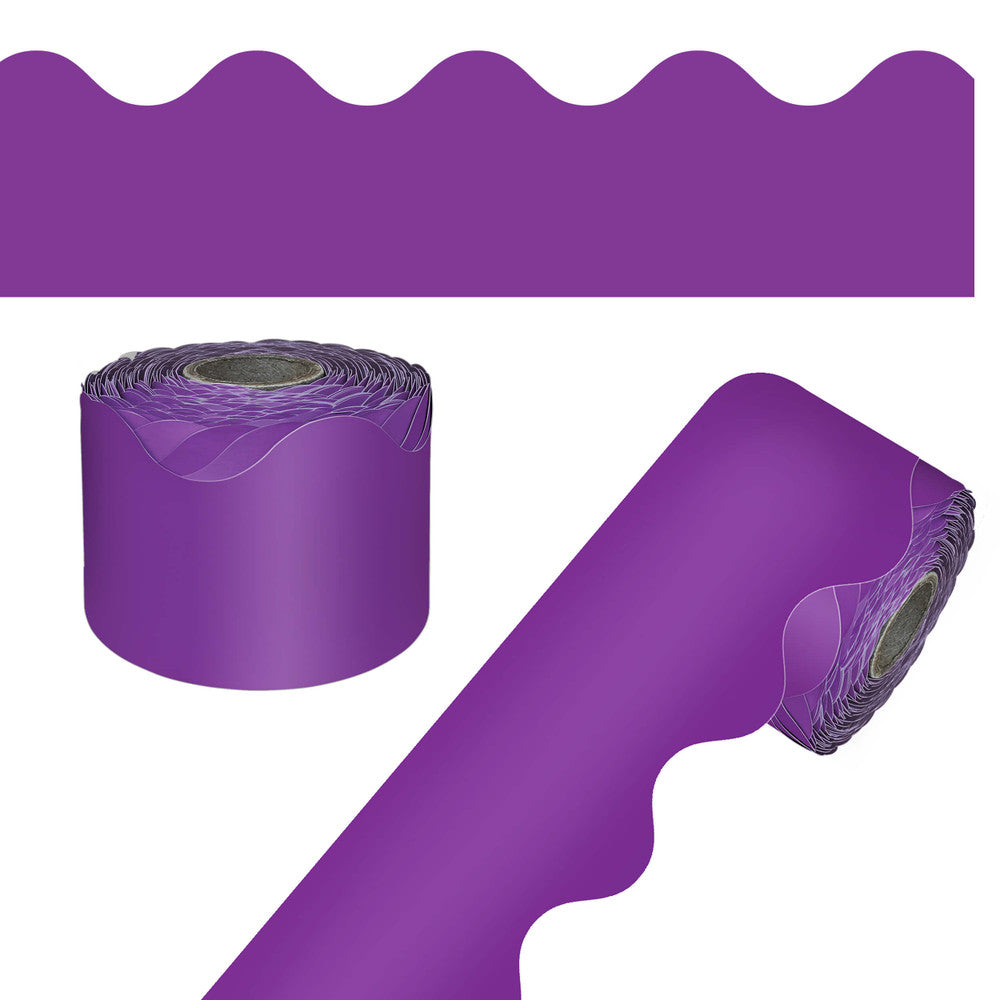 65' Rolled Scalloped Bulletin Board Borders
