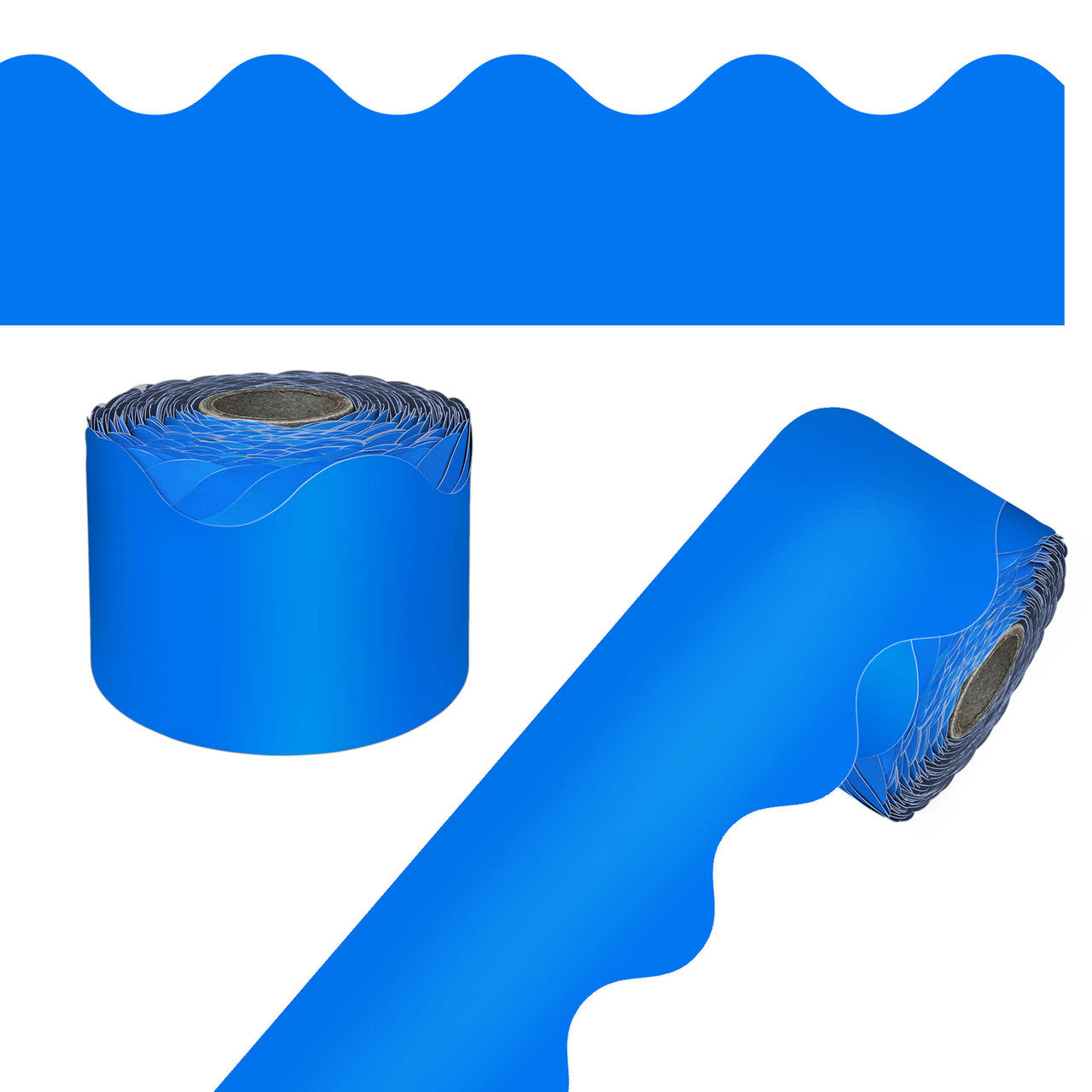 65' Rolled Scalloped Bulletin Board Borders