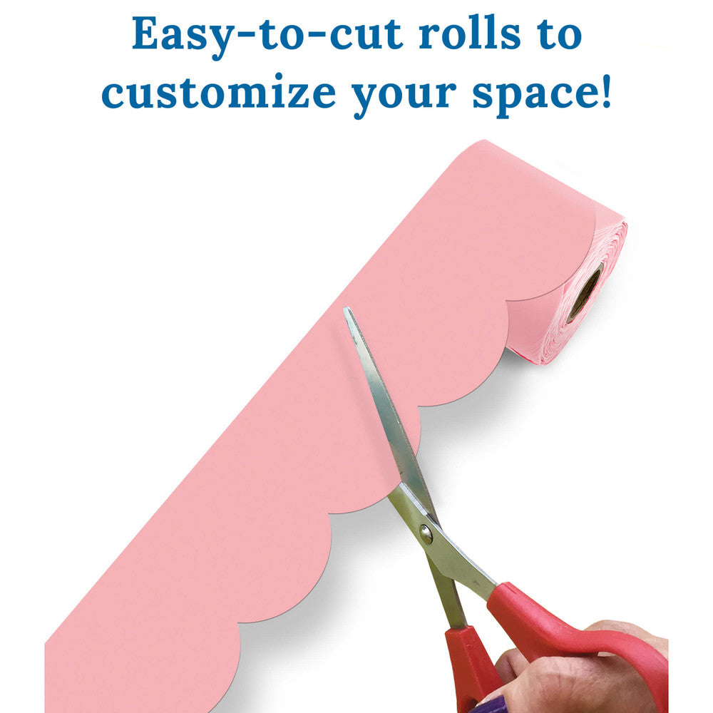 65' Rolled Scalloped Bulletin Board Borders