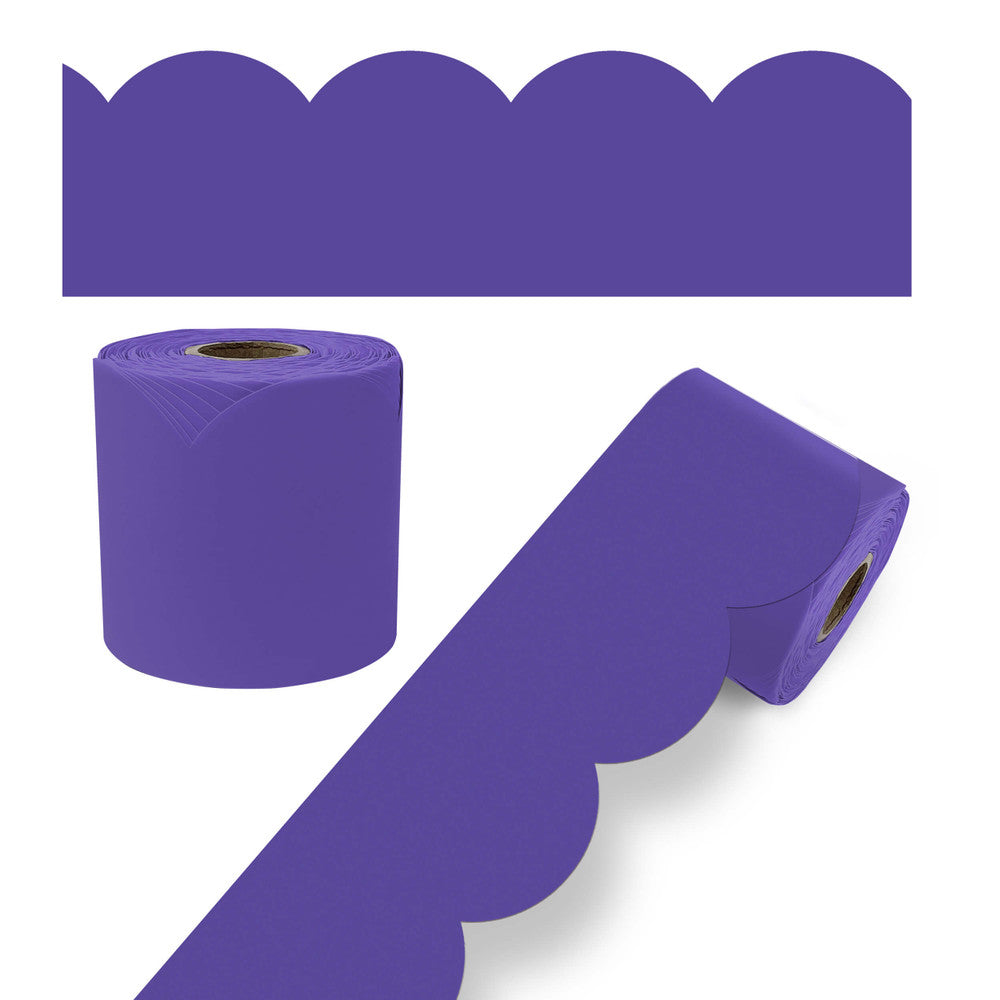 65' Rolled Scalloped Bulletin Board Borders