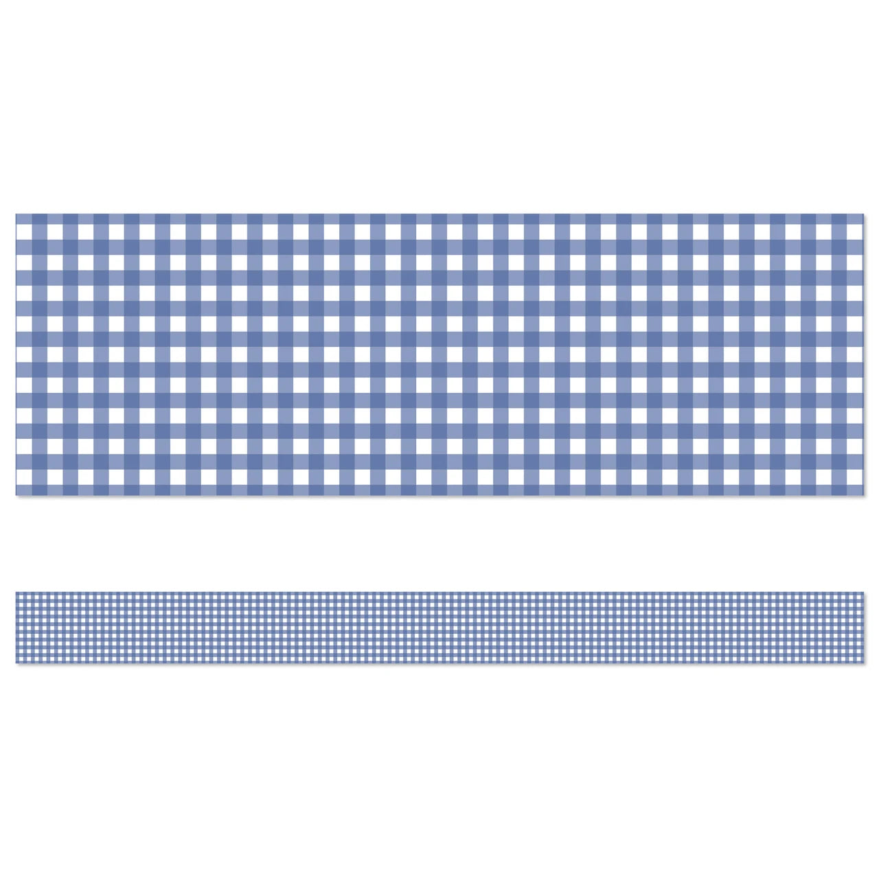 Blue Gingham Border