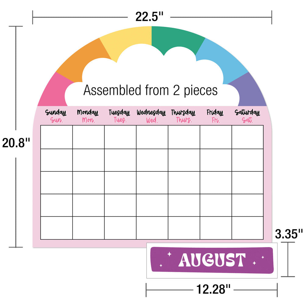 Retro Remix Calendar Bulletin Board Set