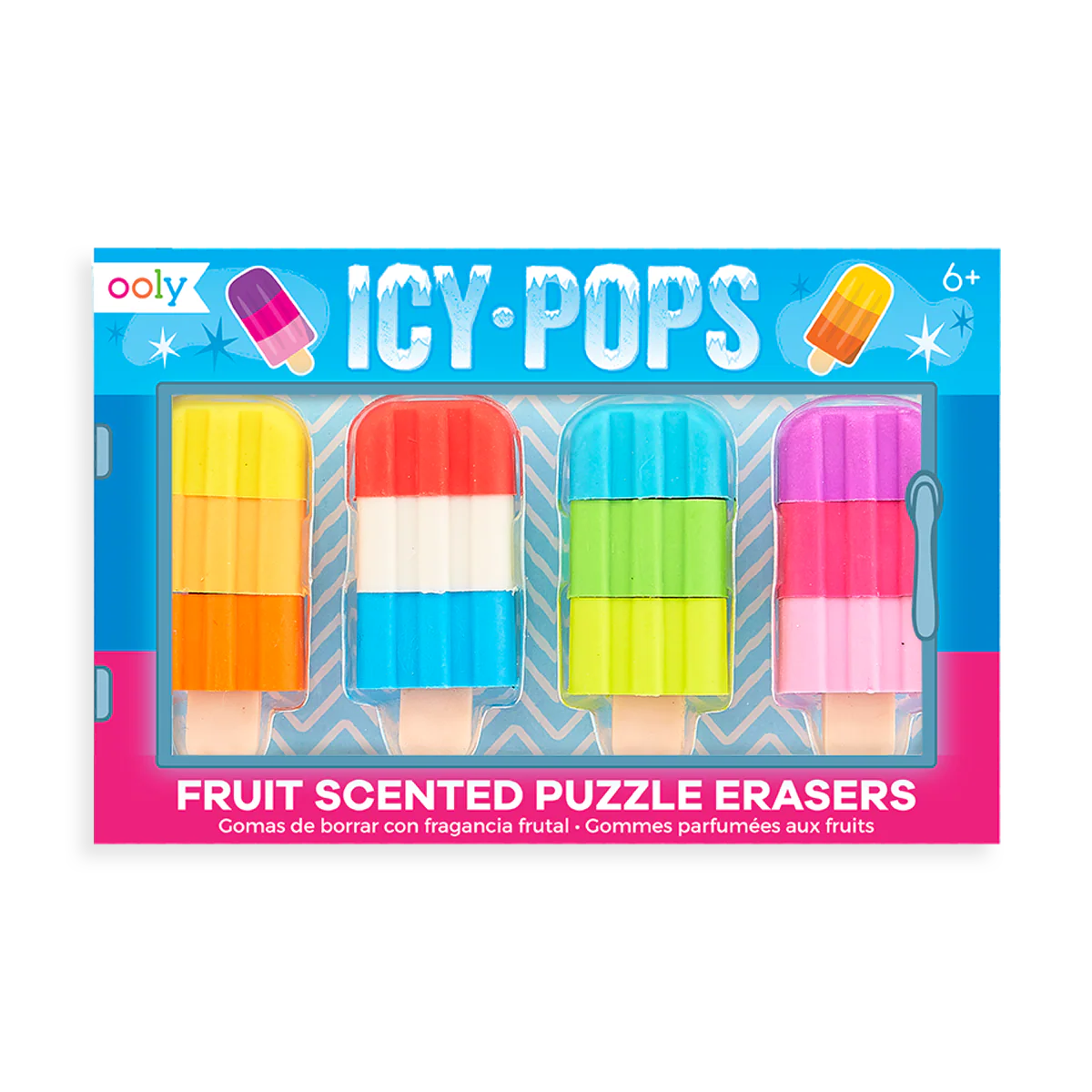 Ooly Icy Pops Scented Puzzle Erasers
