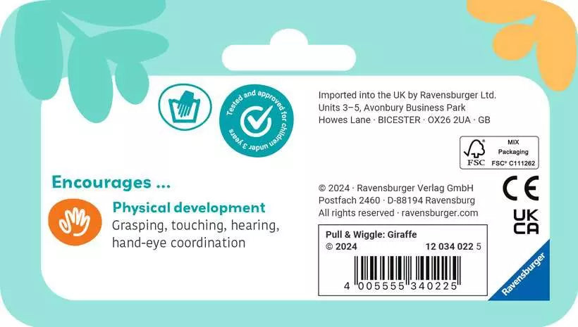 Pull and Wiggle Giraffe