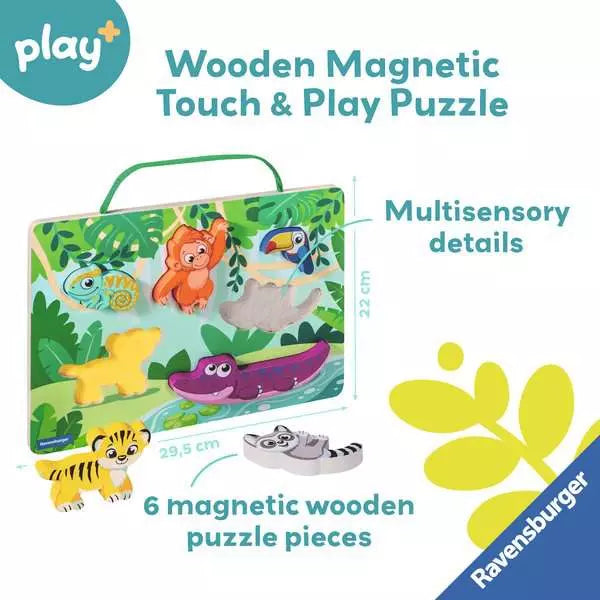 Ravensburger Touch & Play Jungle Wooden Puzzle