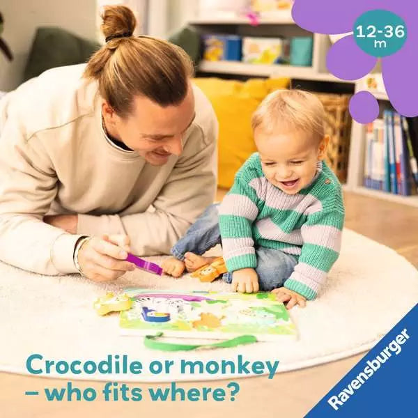 Ravensburger Touch & Play Jungle Wooden Puzzle