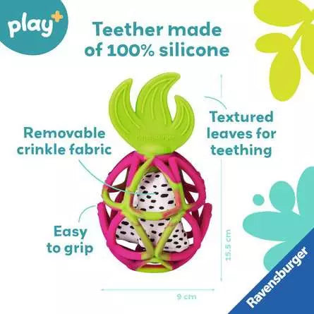 Dragon Fruit Crinkle Teether
