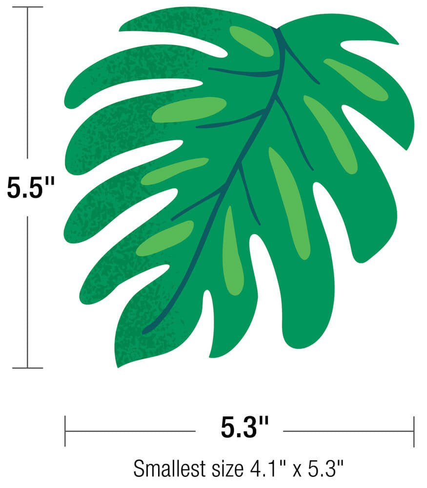 One World Tropical Leaves Cut-Outs