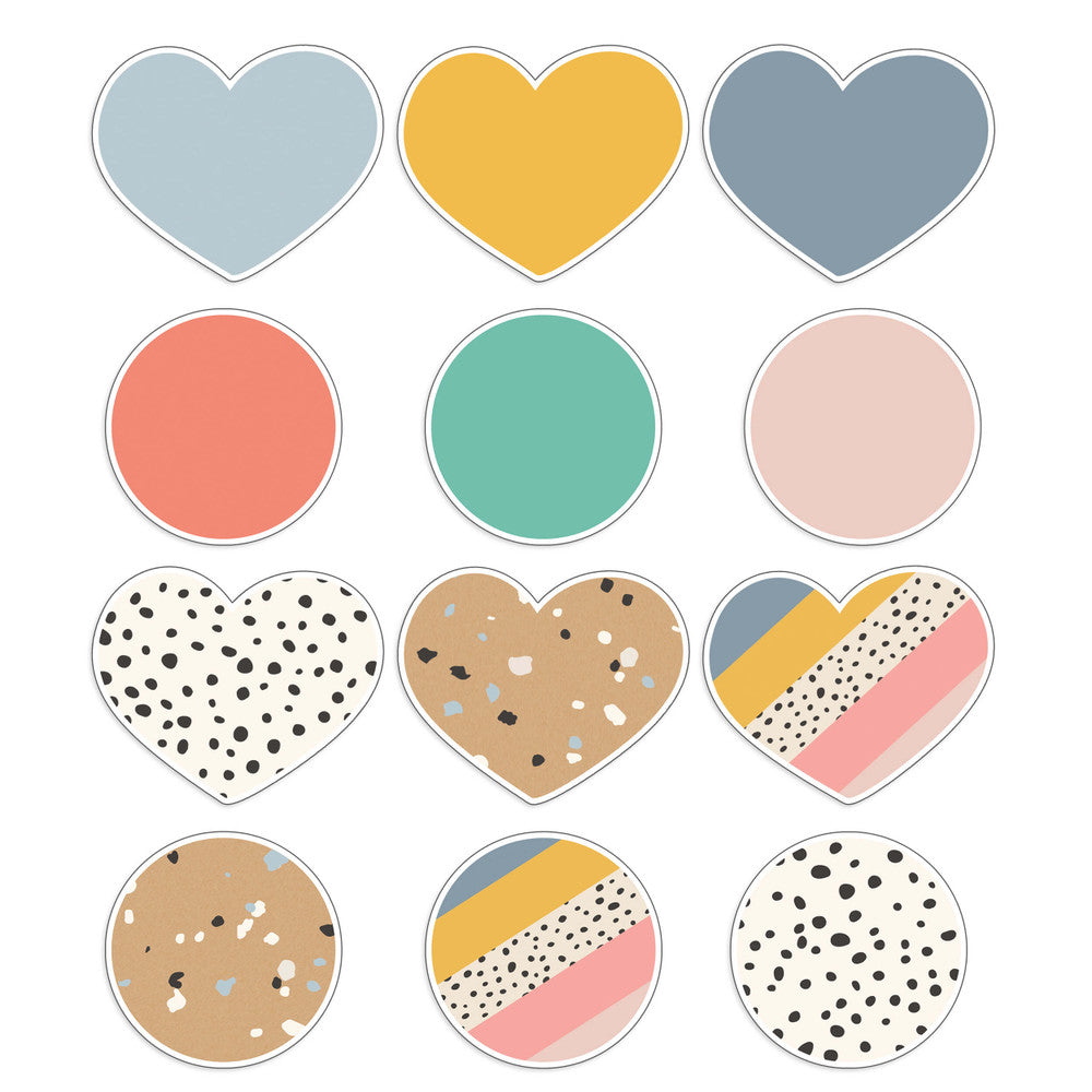 We Belong Hearts & Dots Cut Outs