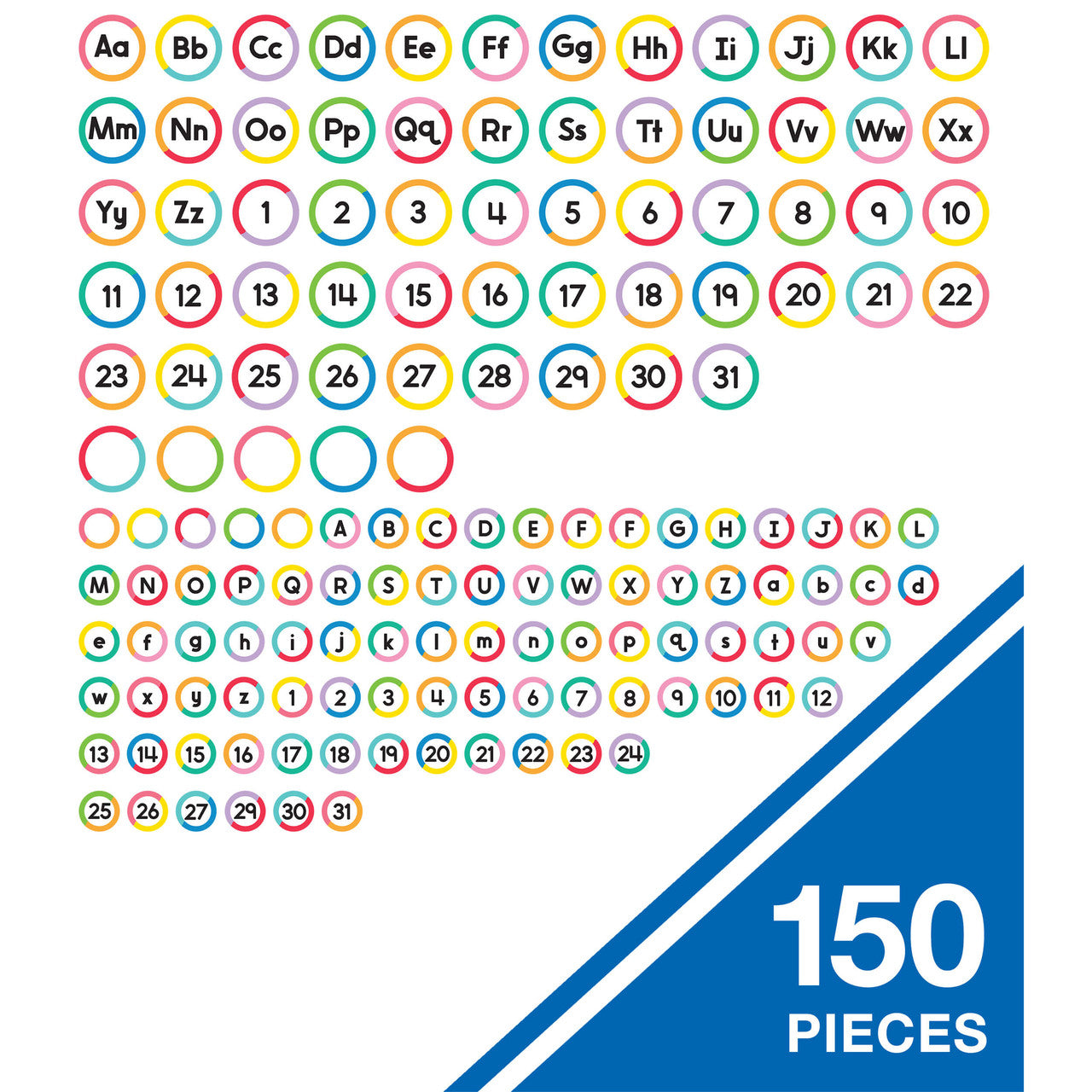 Student Numbers and Word Wall Letters Mega Pack Cutouts Grade K-5