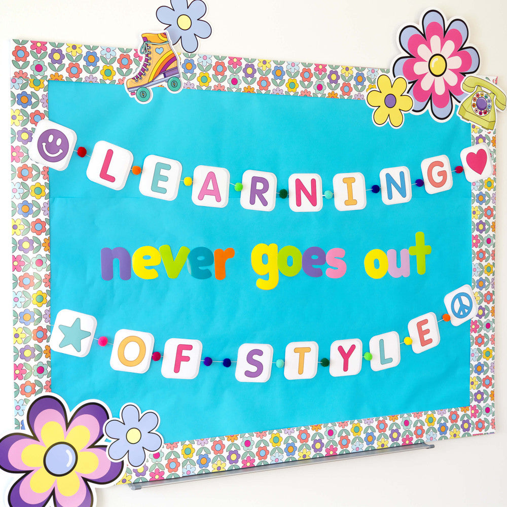 Retro Remix Jumbo Flowers Cutouts