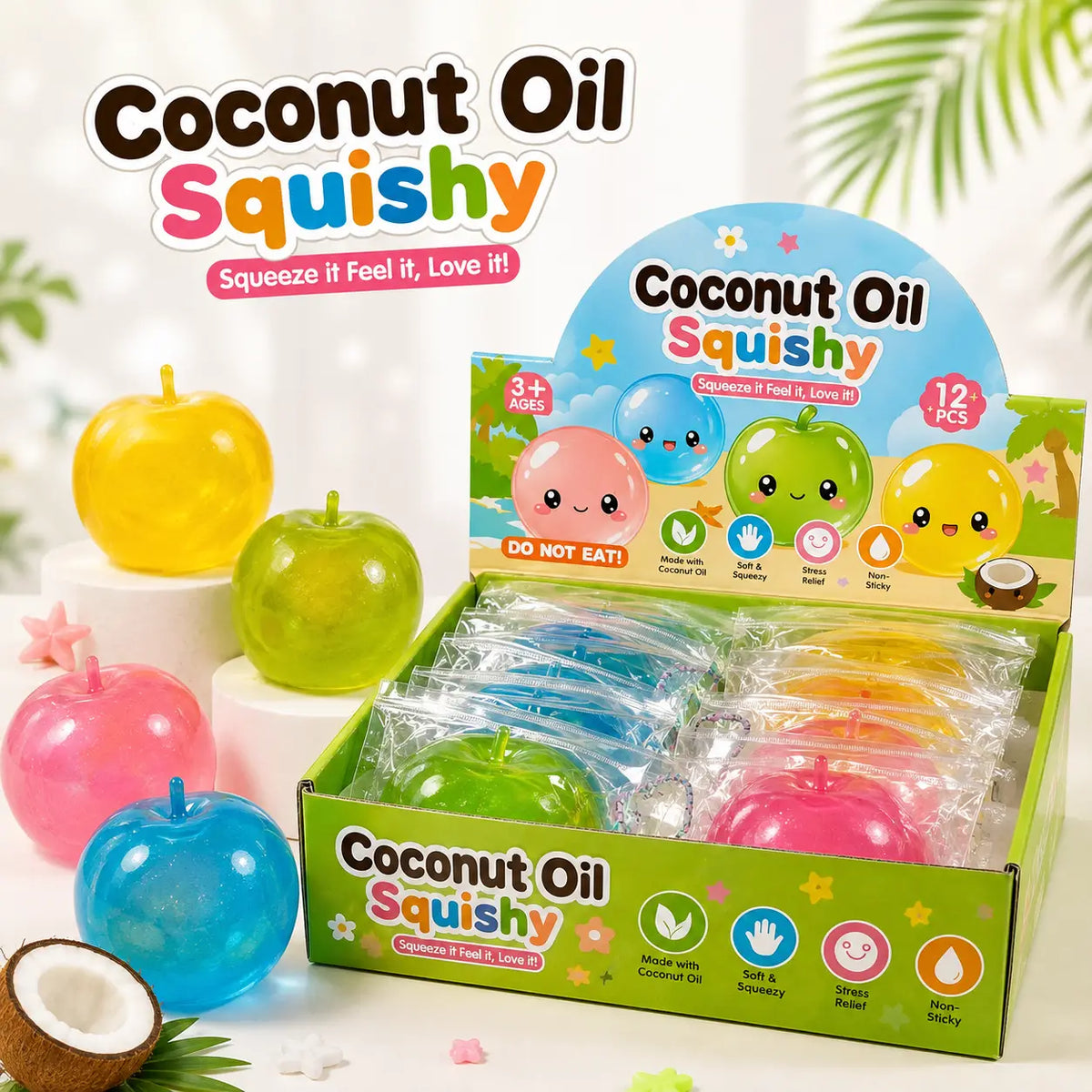 Coconut Oil Apple Squishy