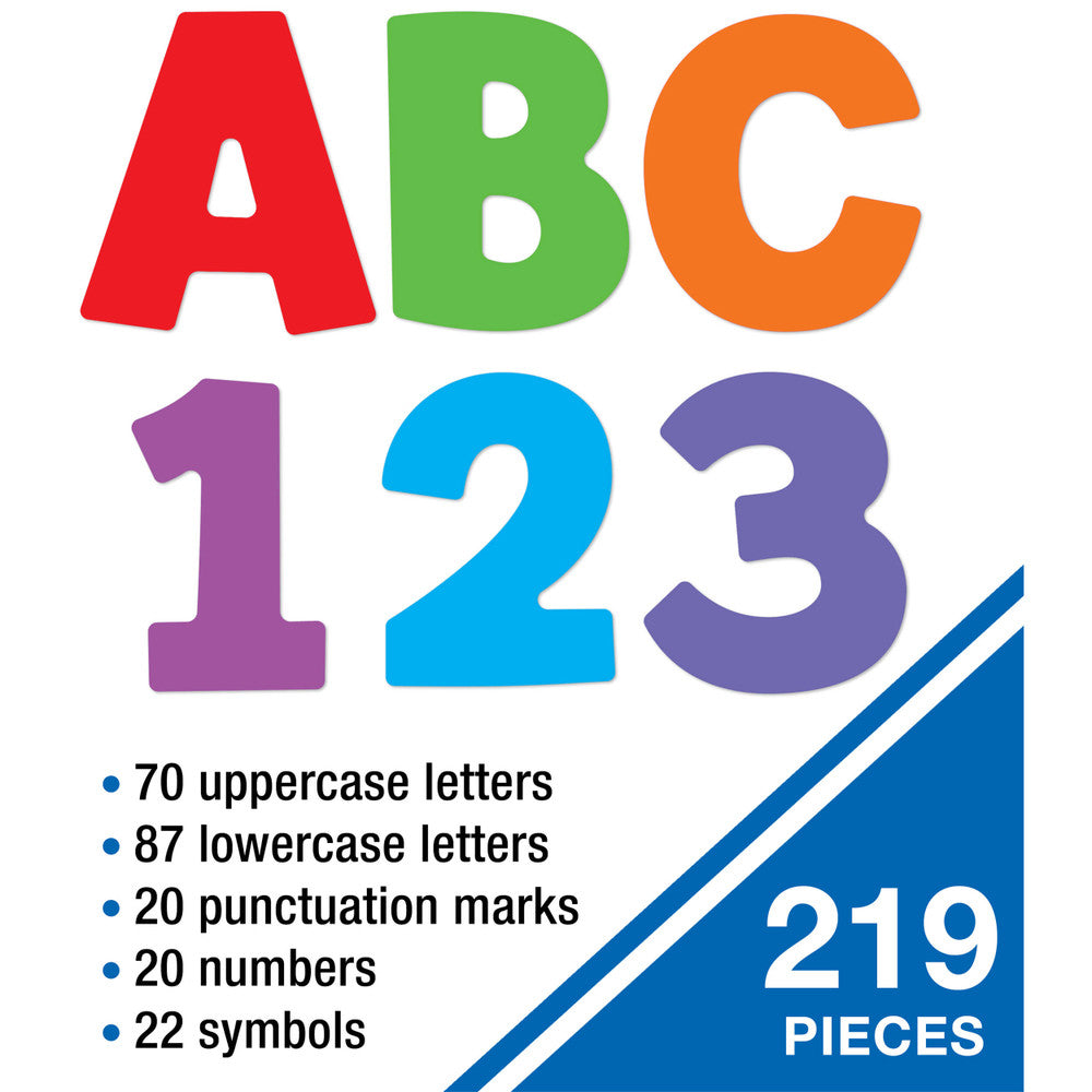 4in Color Splash Combo Pack Bulletin Board Letters