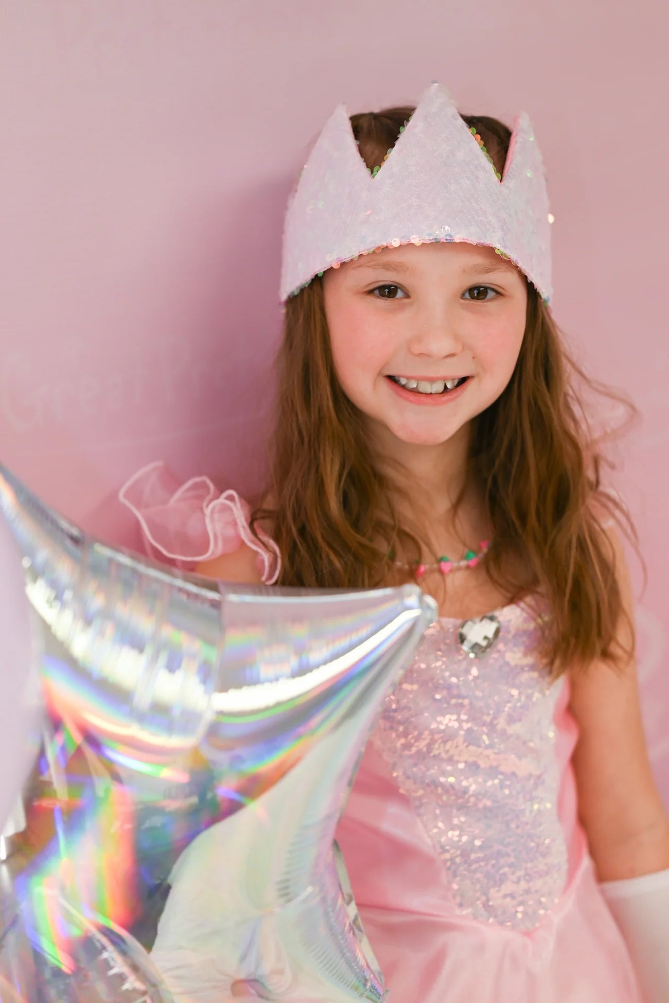 Ombre Sequins Princess Crown