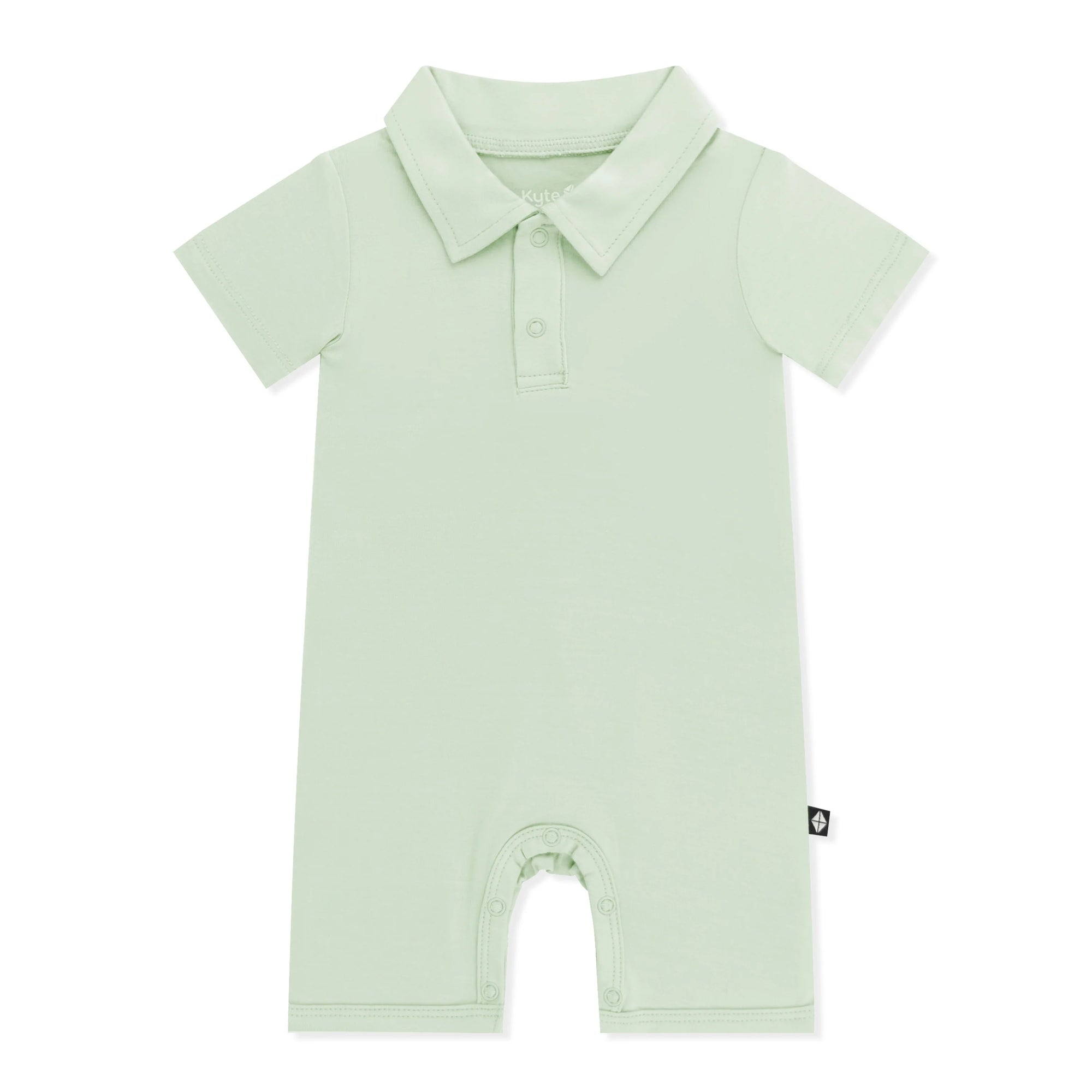 Kyte Baby Polo Shortall in Basil