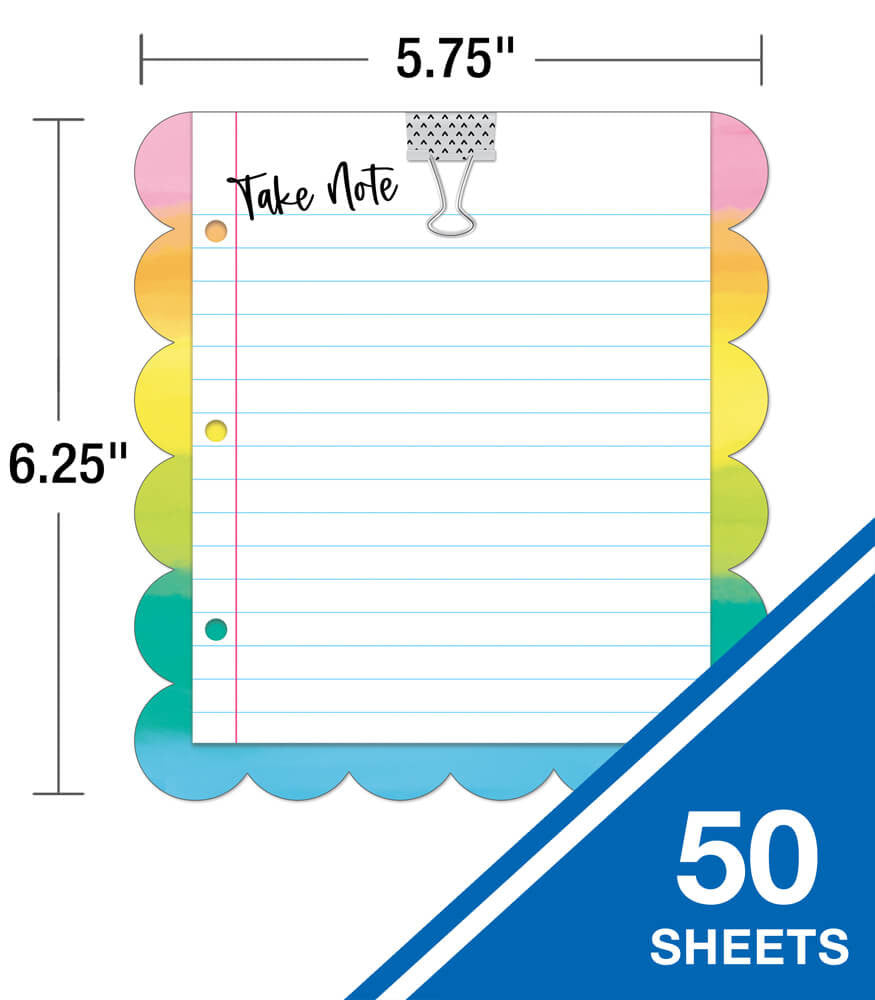 Creatively Inspired Take Note Notepad