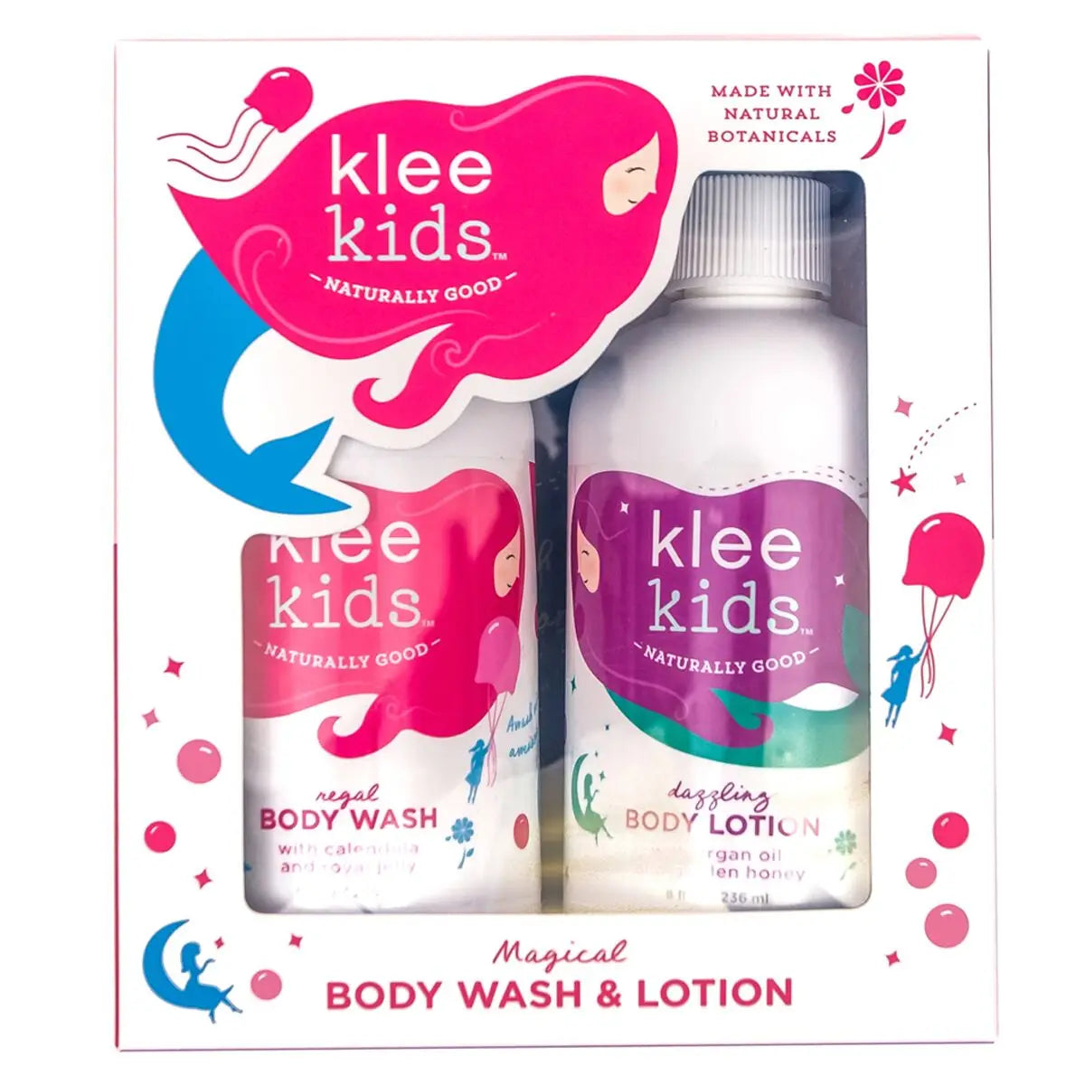 Klee Kids Regal Body Wash & Dazzling Body Lotion Set