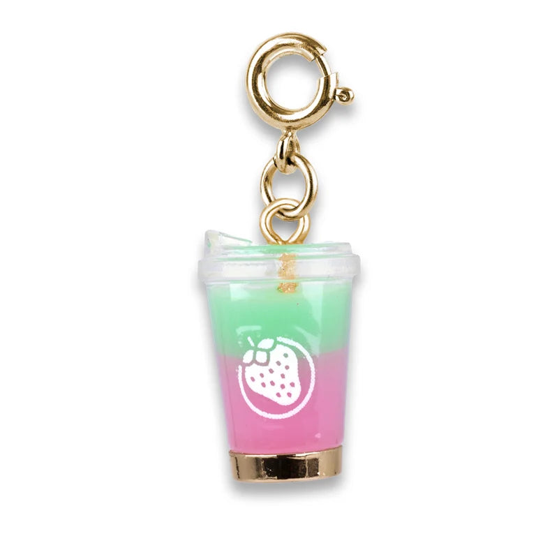 CHARM IT! Gold Strawberry Matcha Charm