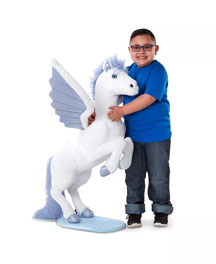 Melissa & Doug Lifelike Plush Giant Pegasus Stuffed Animal