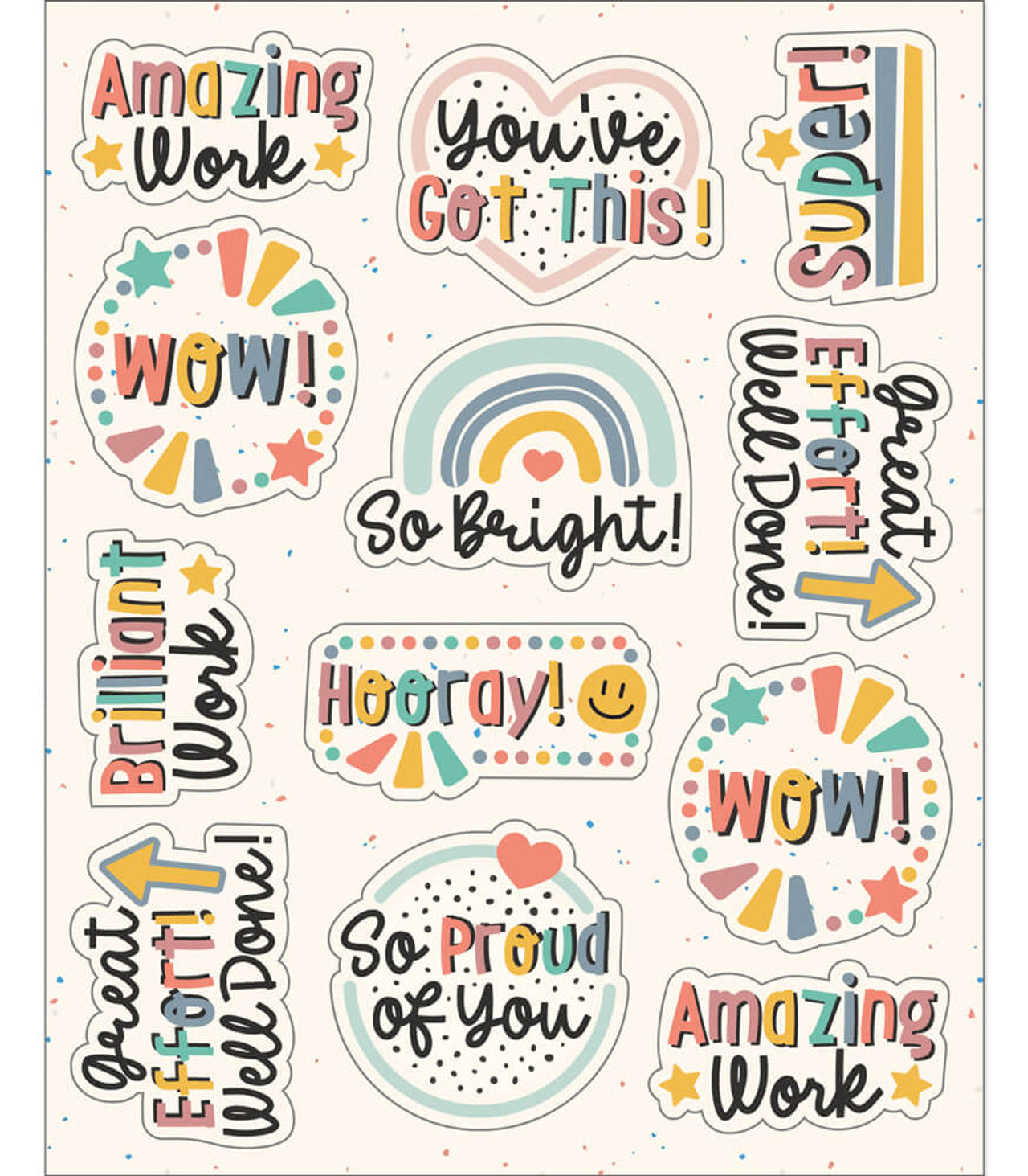 We Belong Motivational Stickers