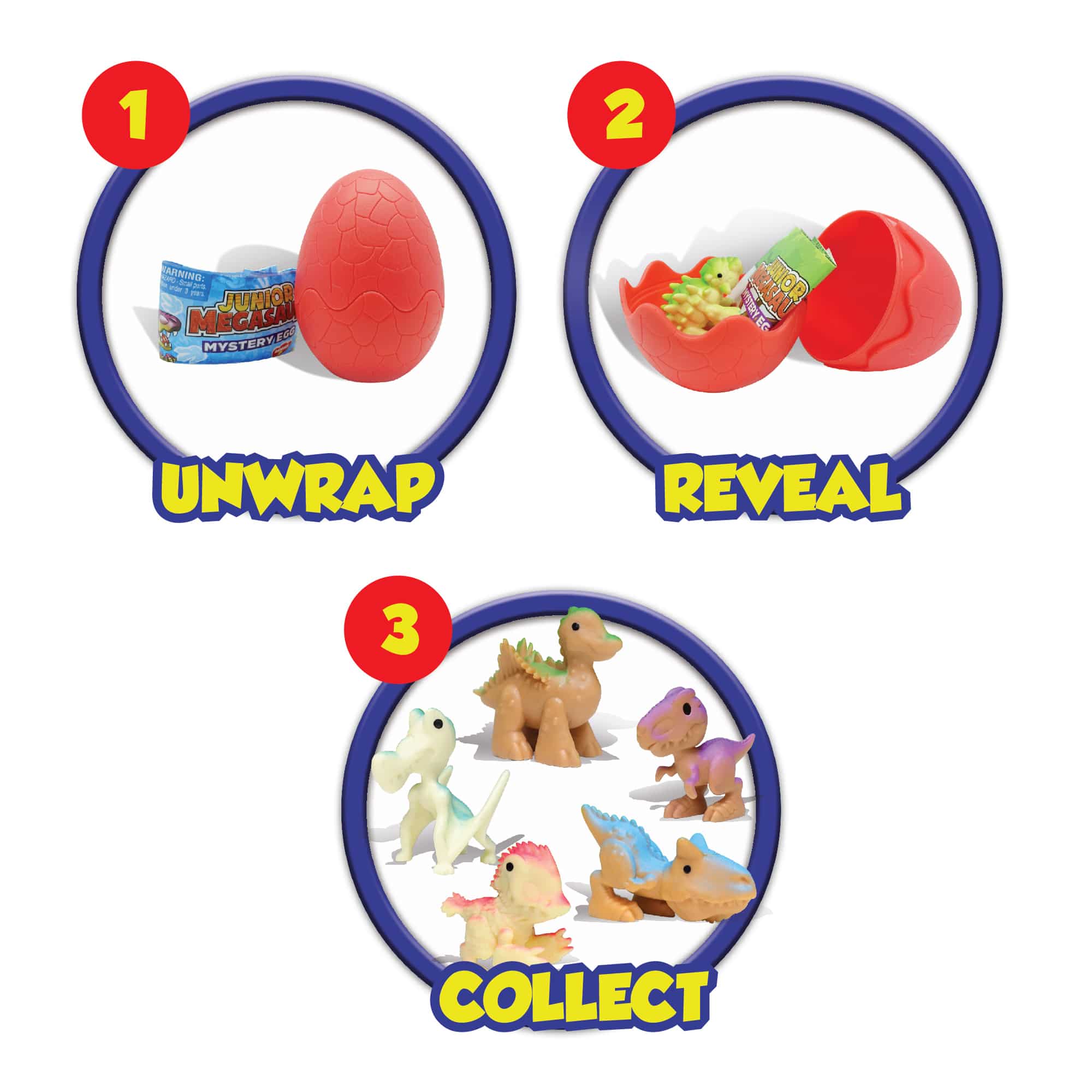 Junior Megasaur Mystery Egg Series 2